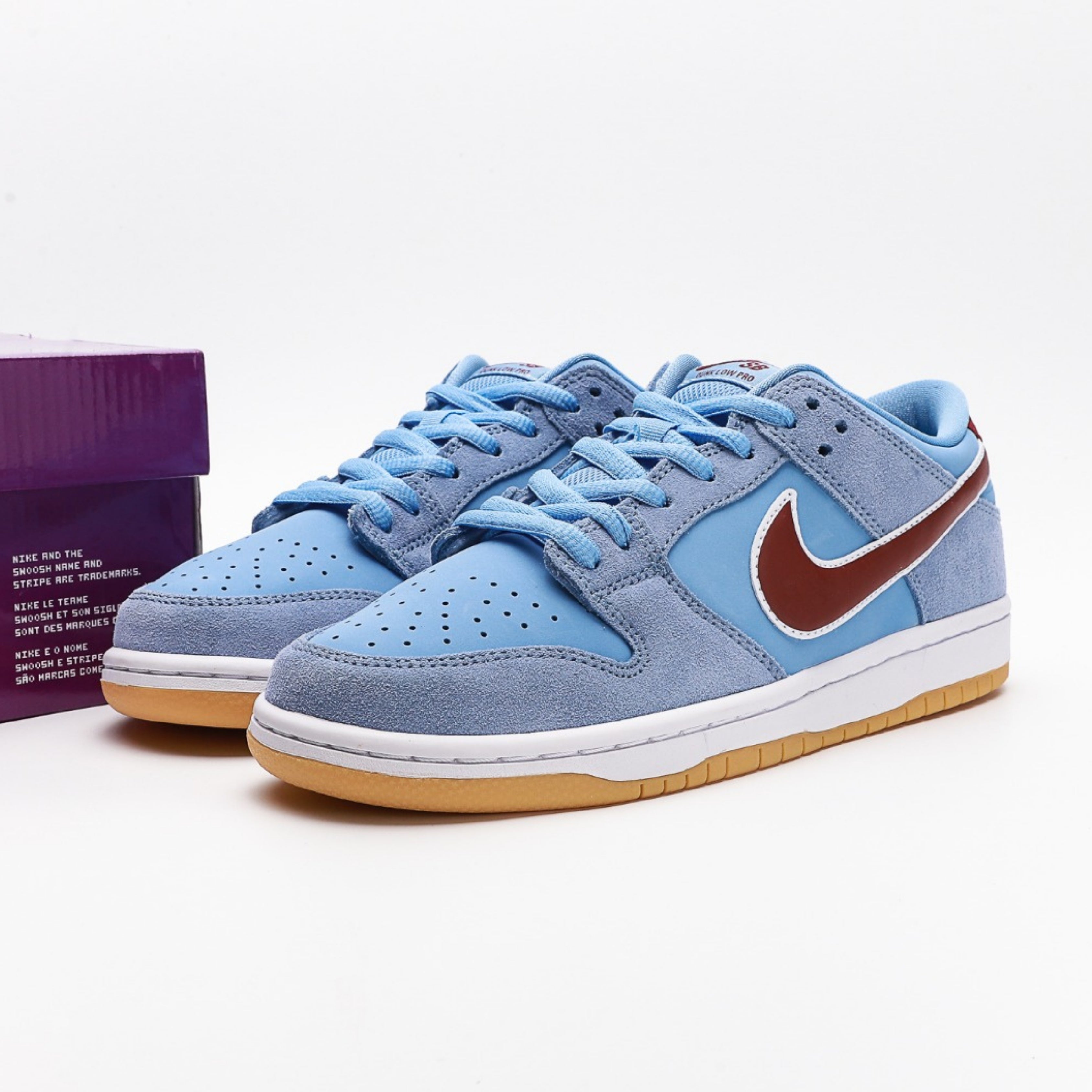 Nike SB Dunk Low Valour Blue Team Maroon