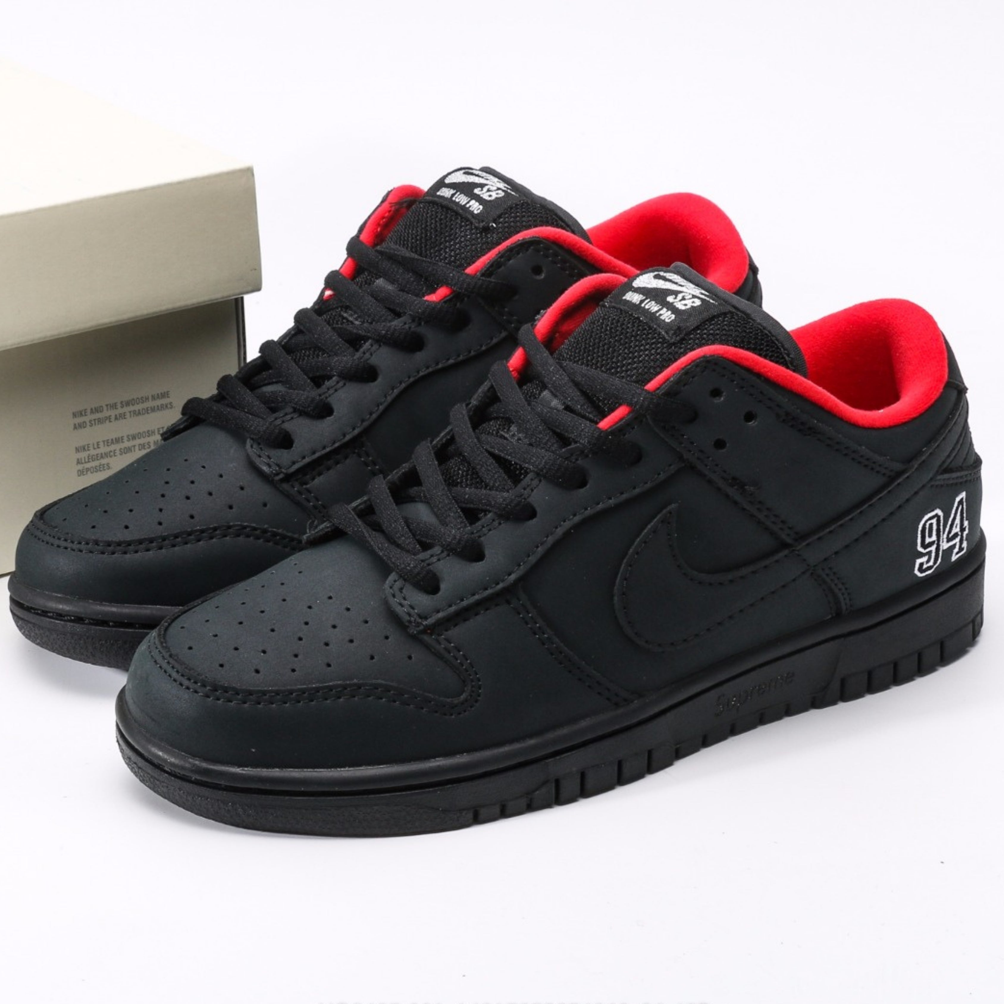 Nike SB Dunk Low Supreme 94 Black