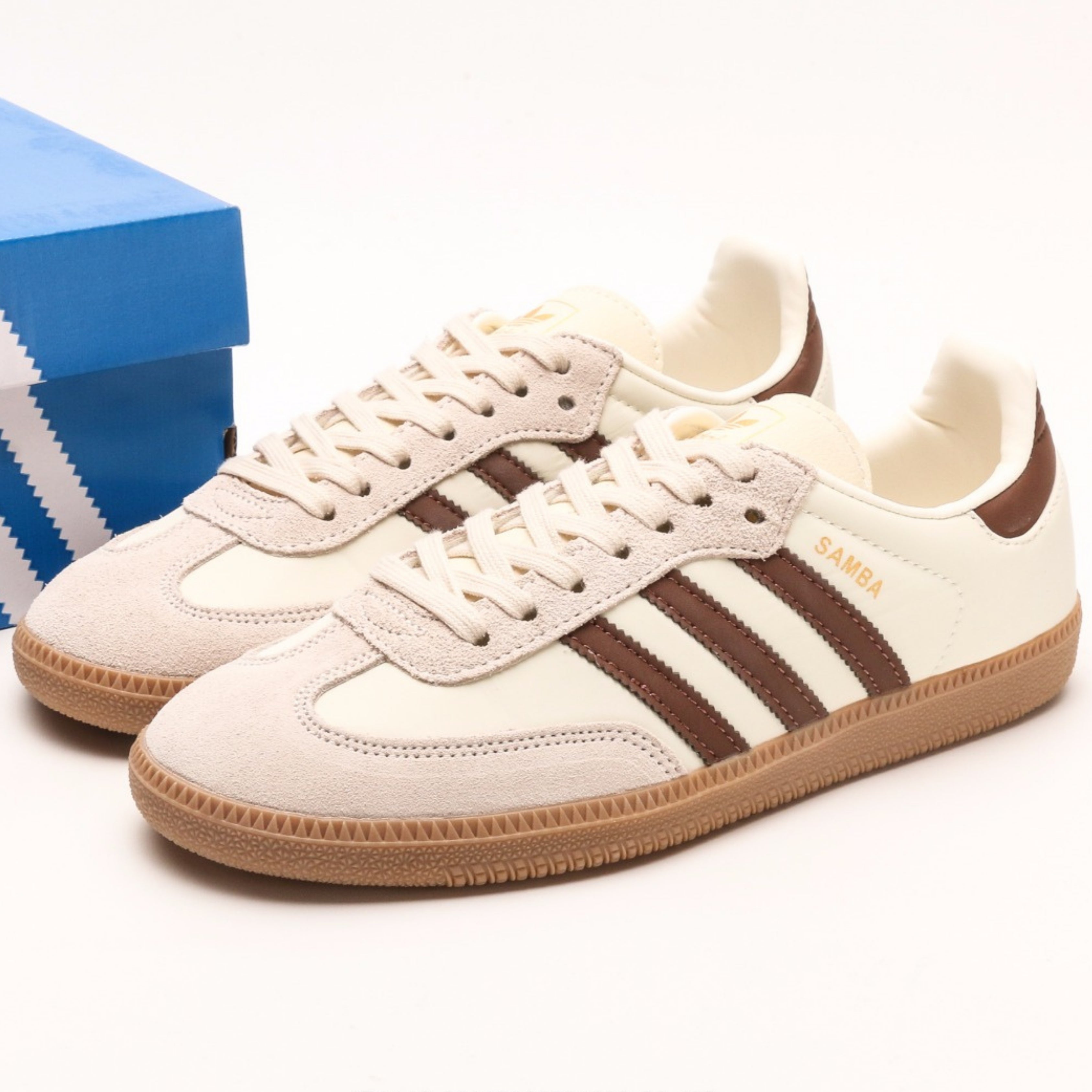 adidas Samba OG Cream White Preloved Brown