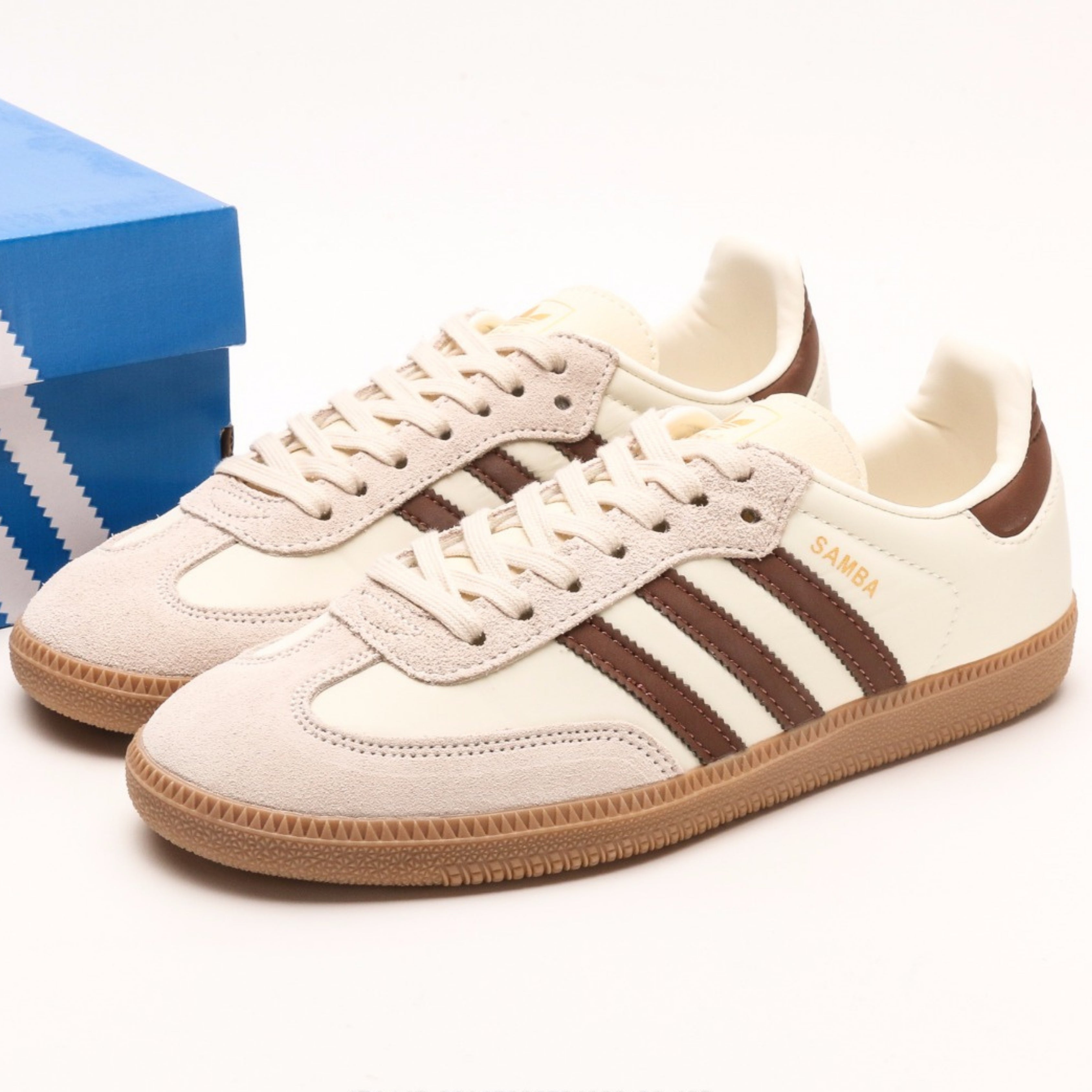 adidas Samba OG Cream White Preloved Brown