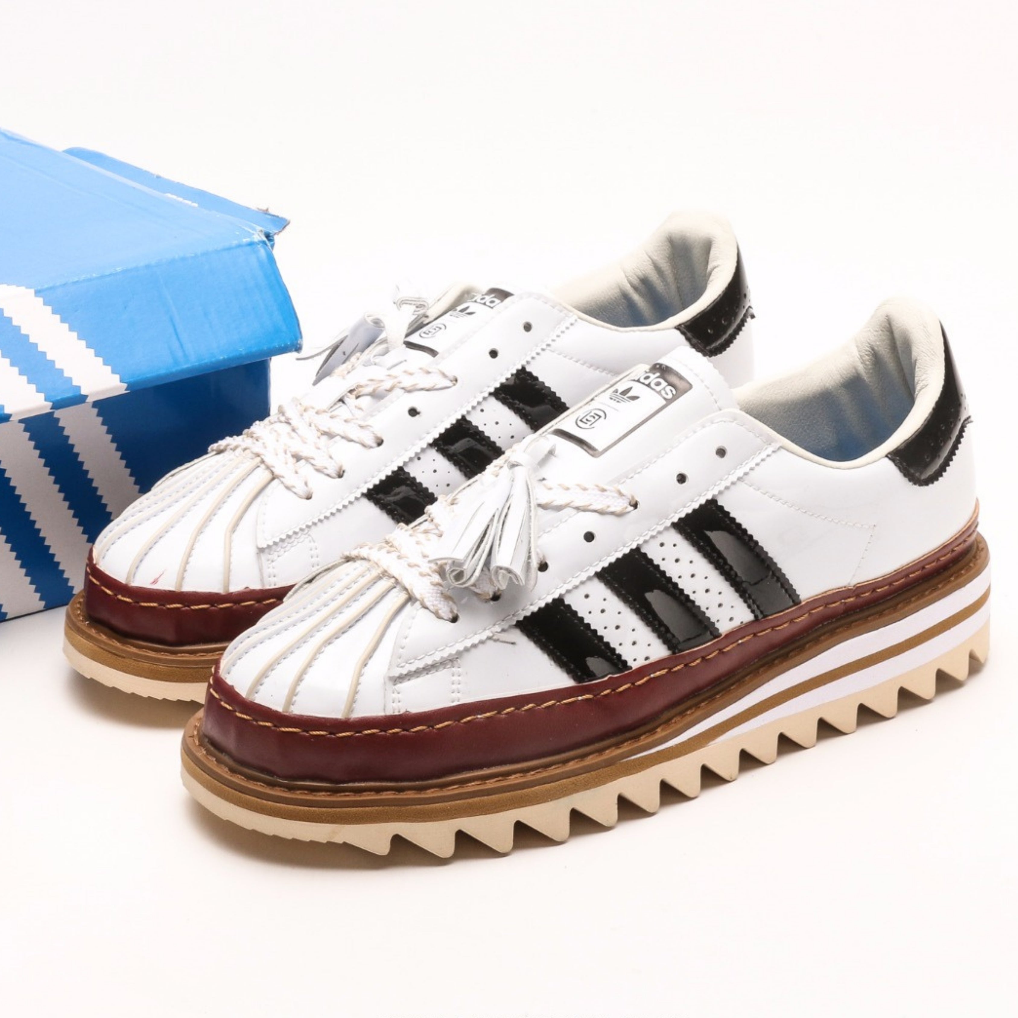 adidas Superstar CLOT By Edison Chen White Crystal Sand