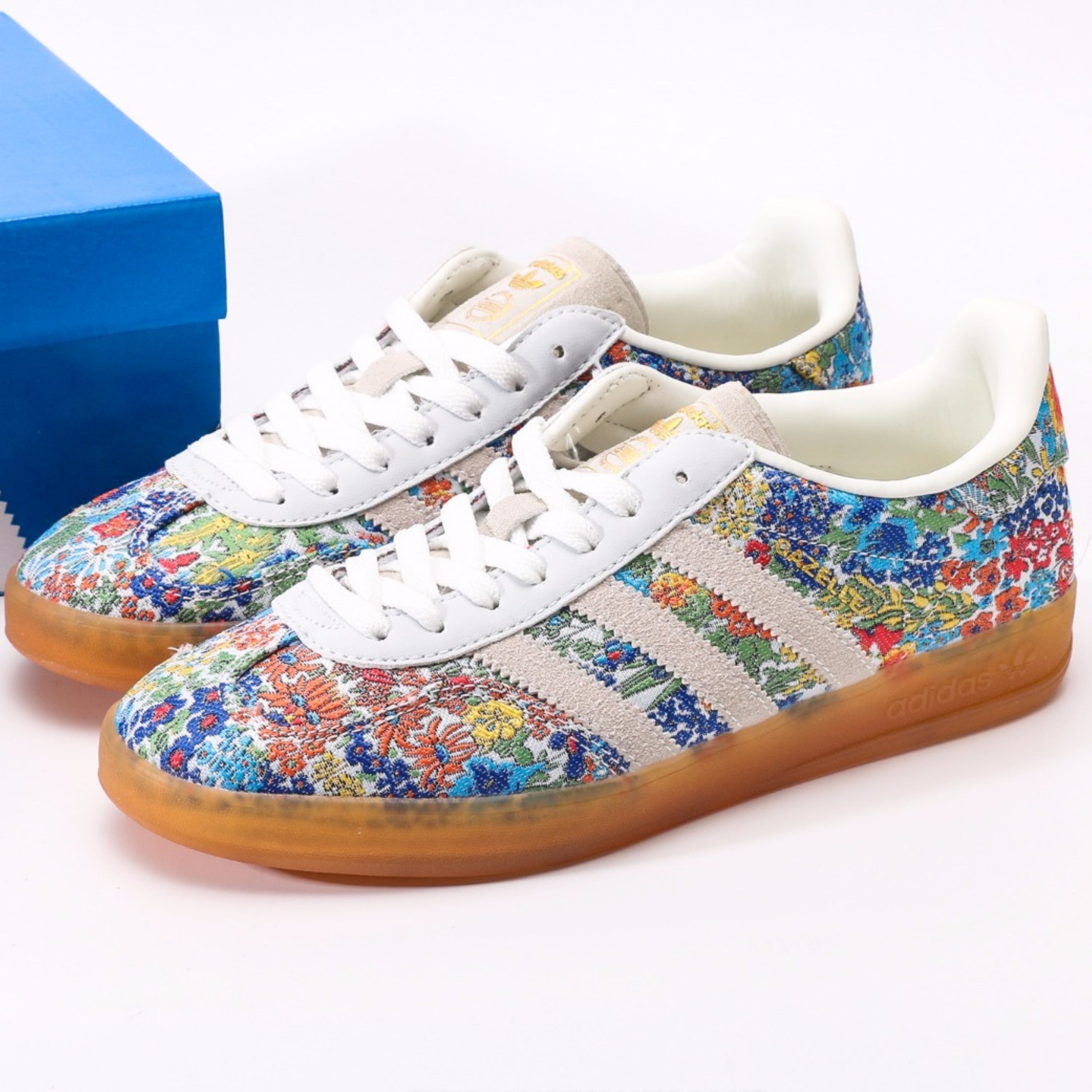 adidas Gazelle Indoor Liberty London Floral Embroidery