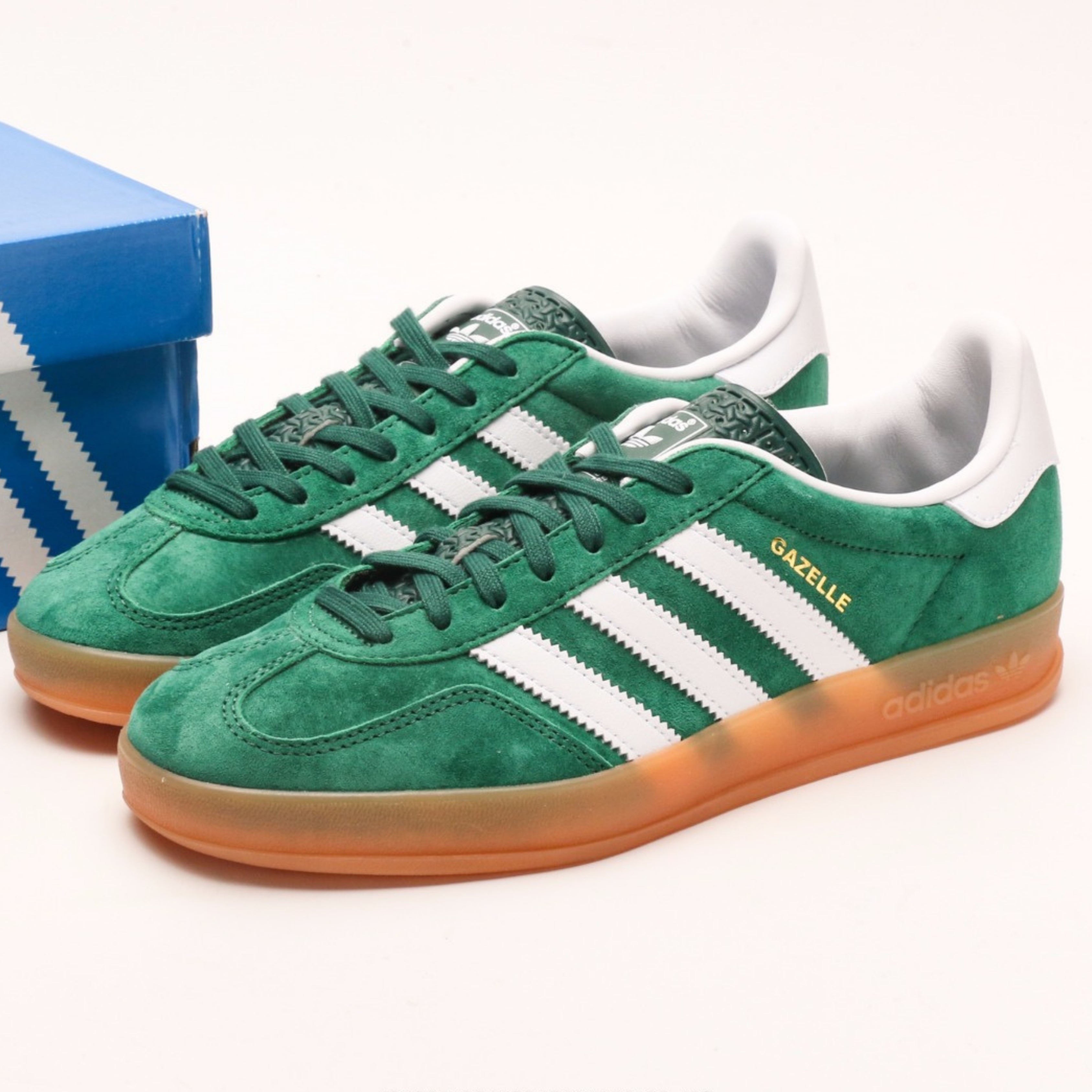 adidas Gazelle Indoor Collegiate Green Gum