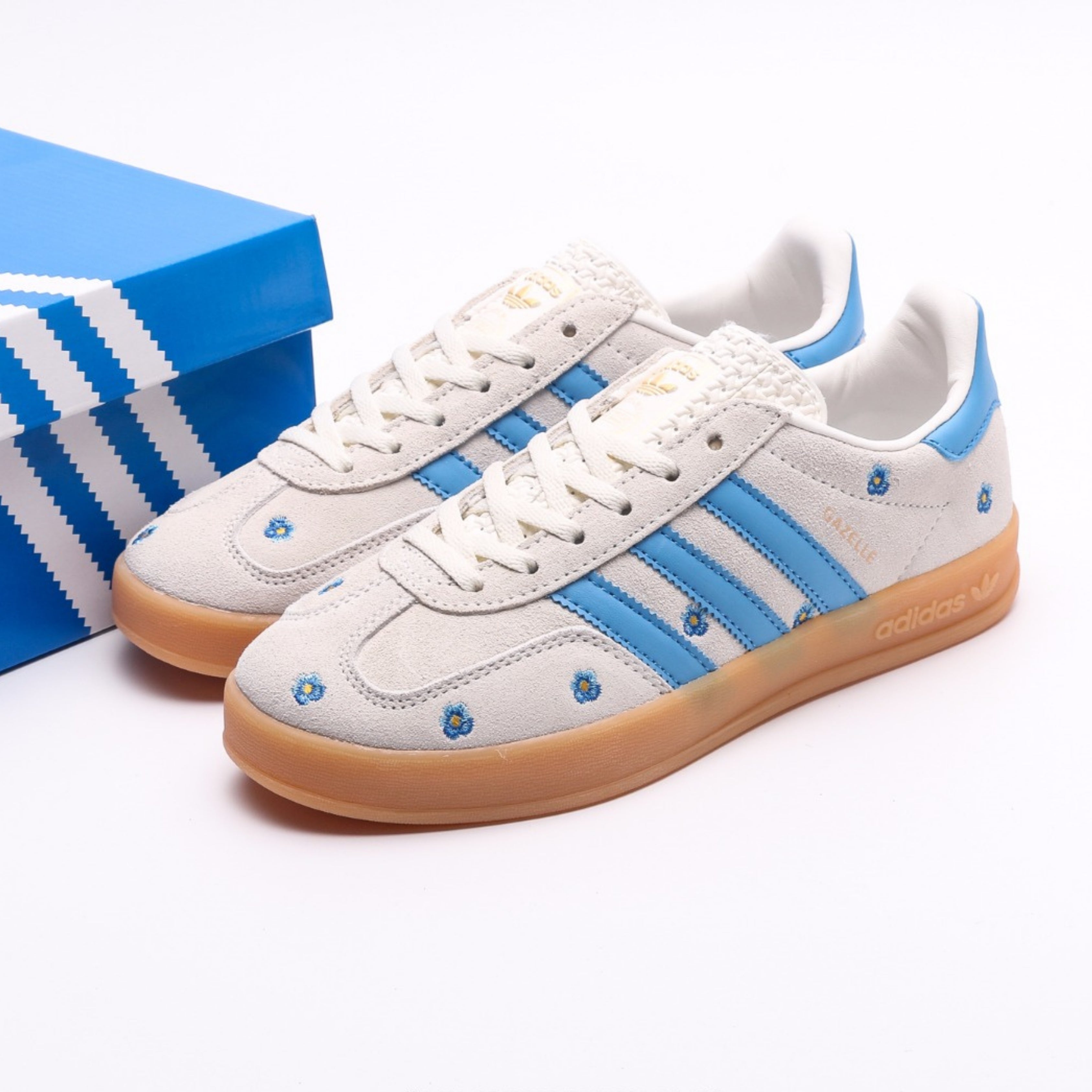 adidas Gazelle Indoor Light Blue Floral