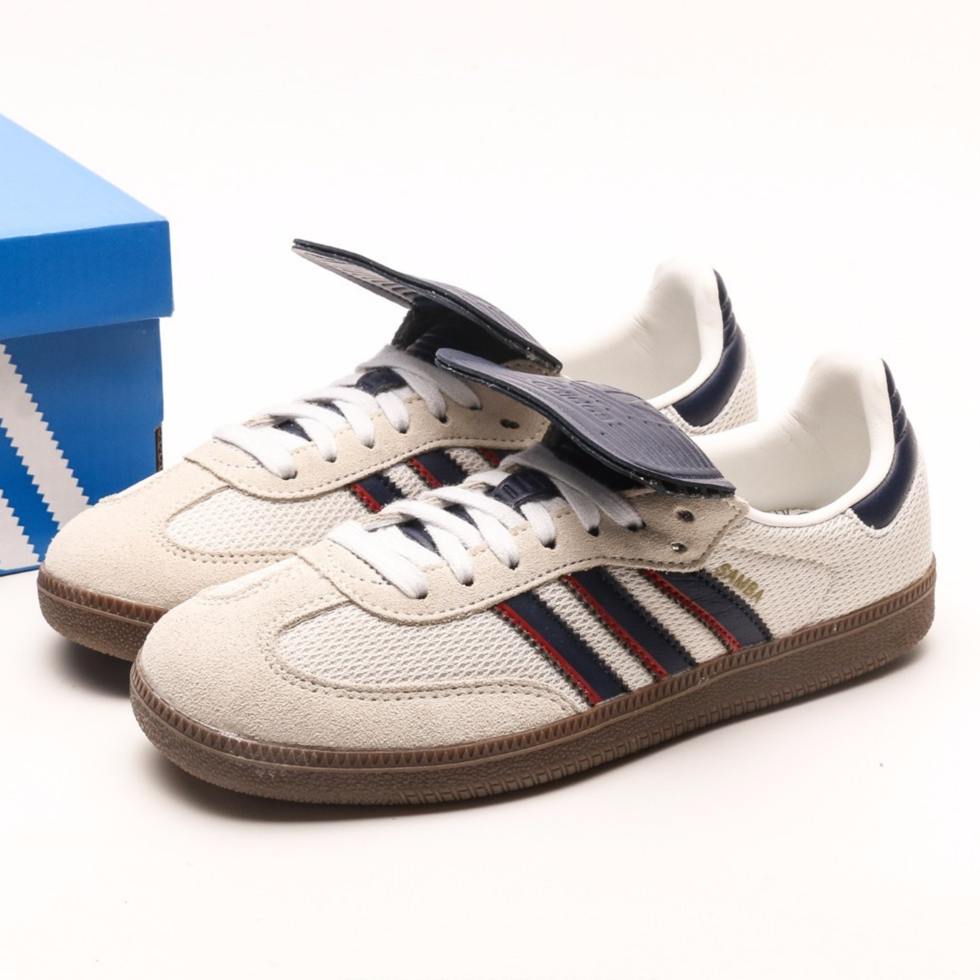 adidas Samba LT Crystal White Dark Blue