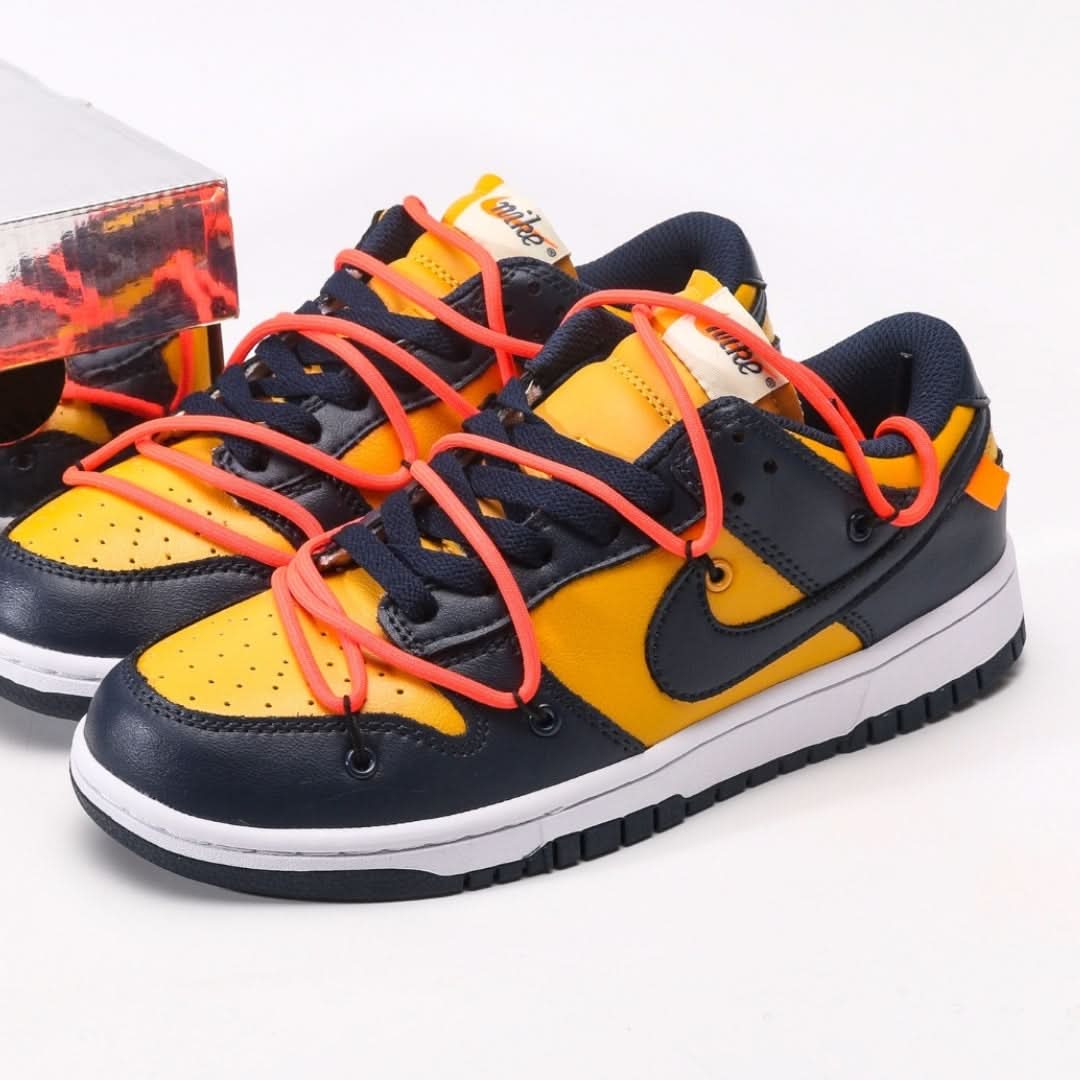 Nike Dunk Low Off-White University Gold Midnight Navy