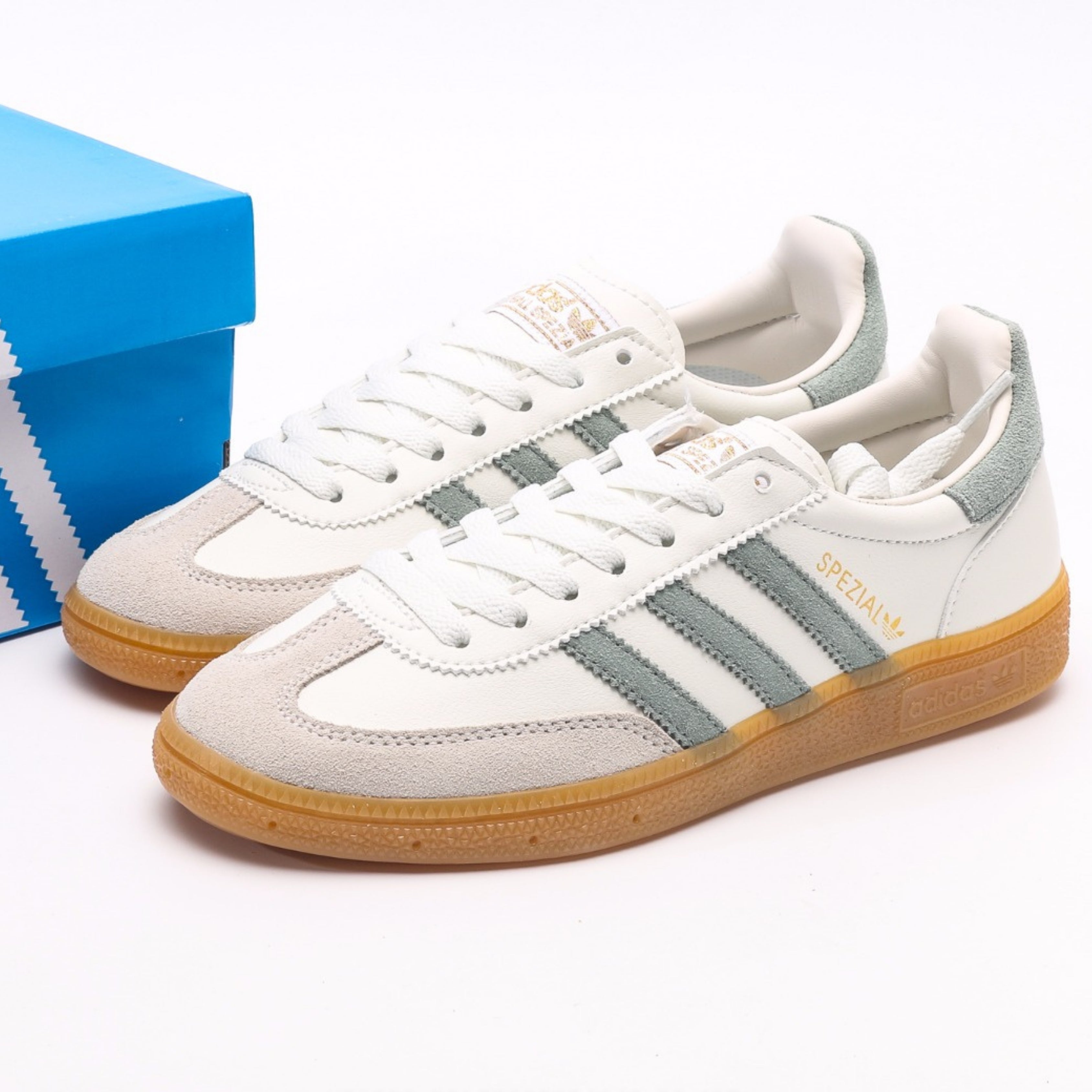 adidas Handball Spezial Off White Silver Green