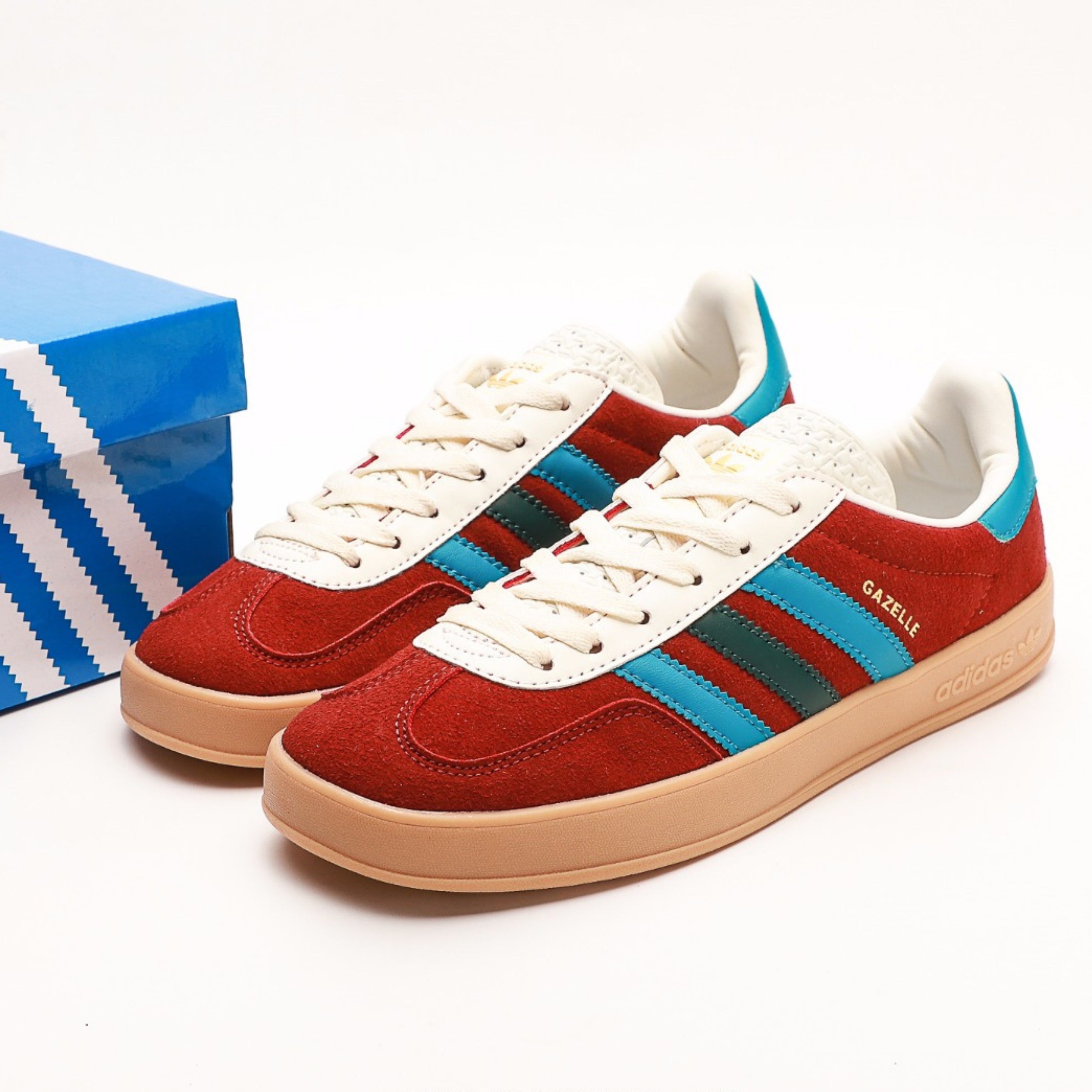 adidas Gazelle Indoor Collegiate Burgundy Arctic Fuchsia
