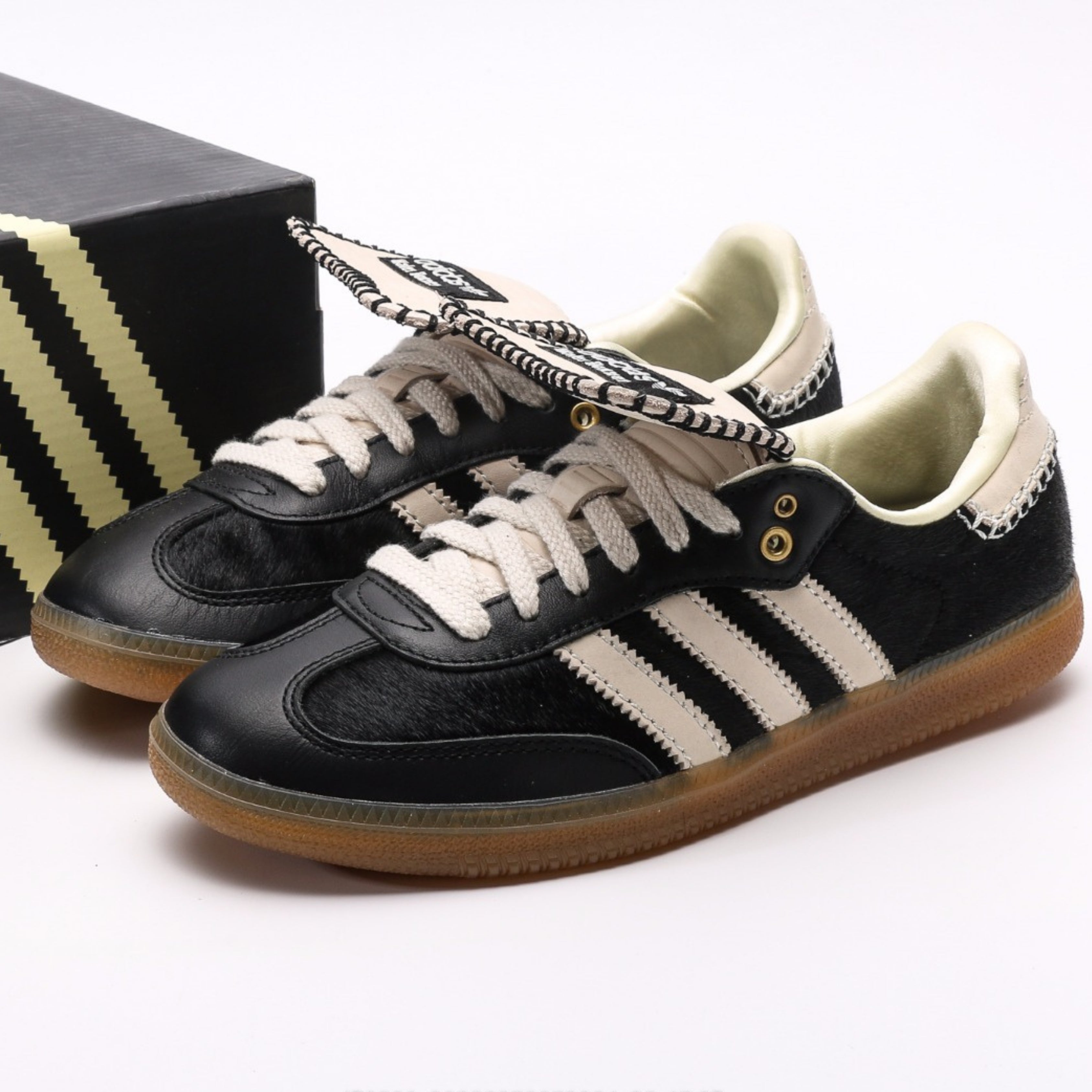 adidas Samba Pony Tonal Wales Bonner Core Black