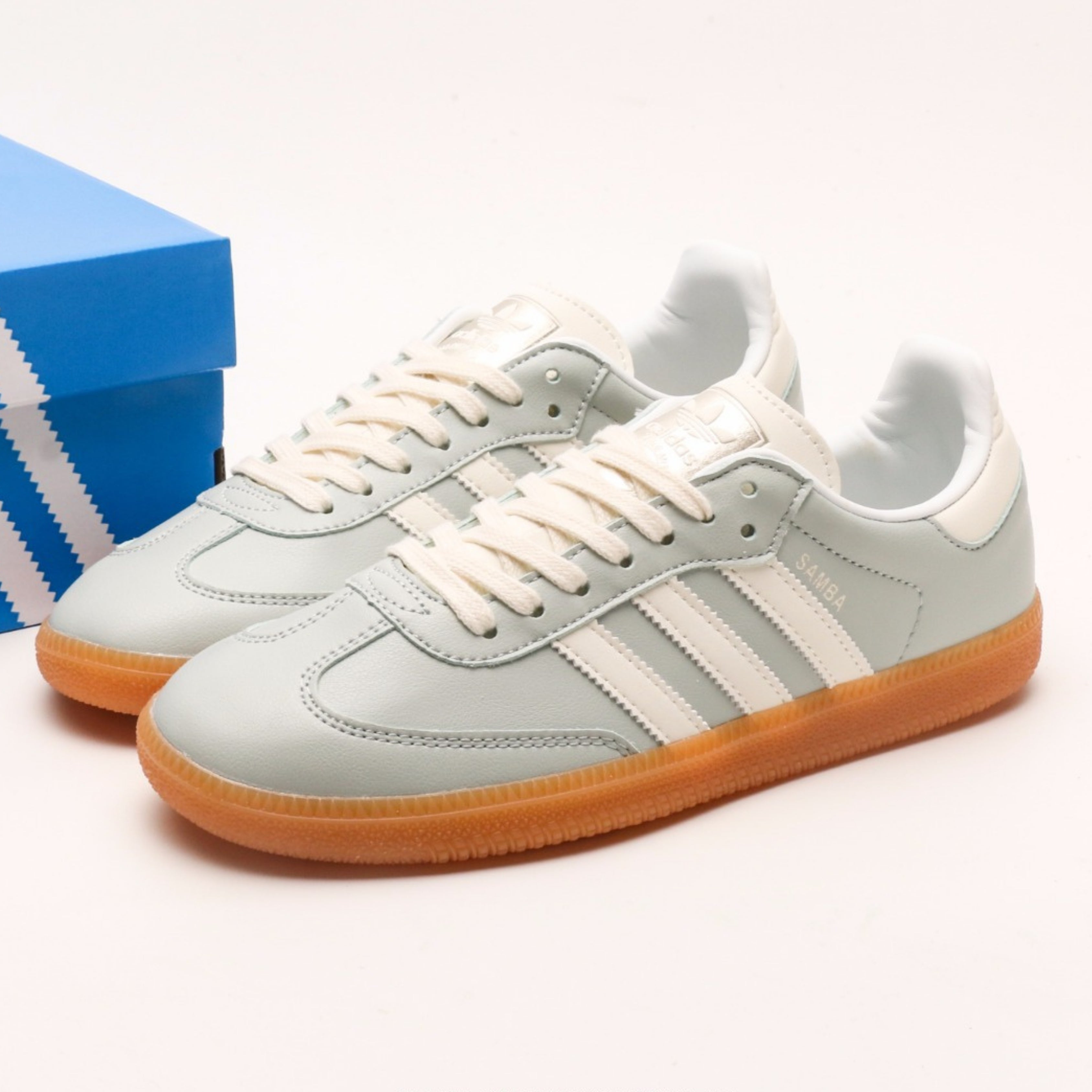adidas Samba OG Linen Green Metallic