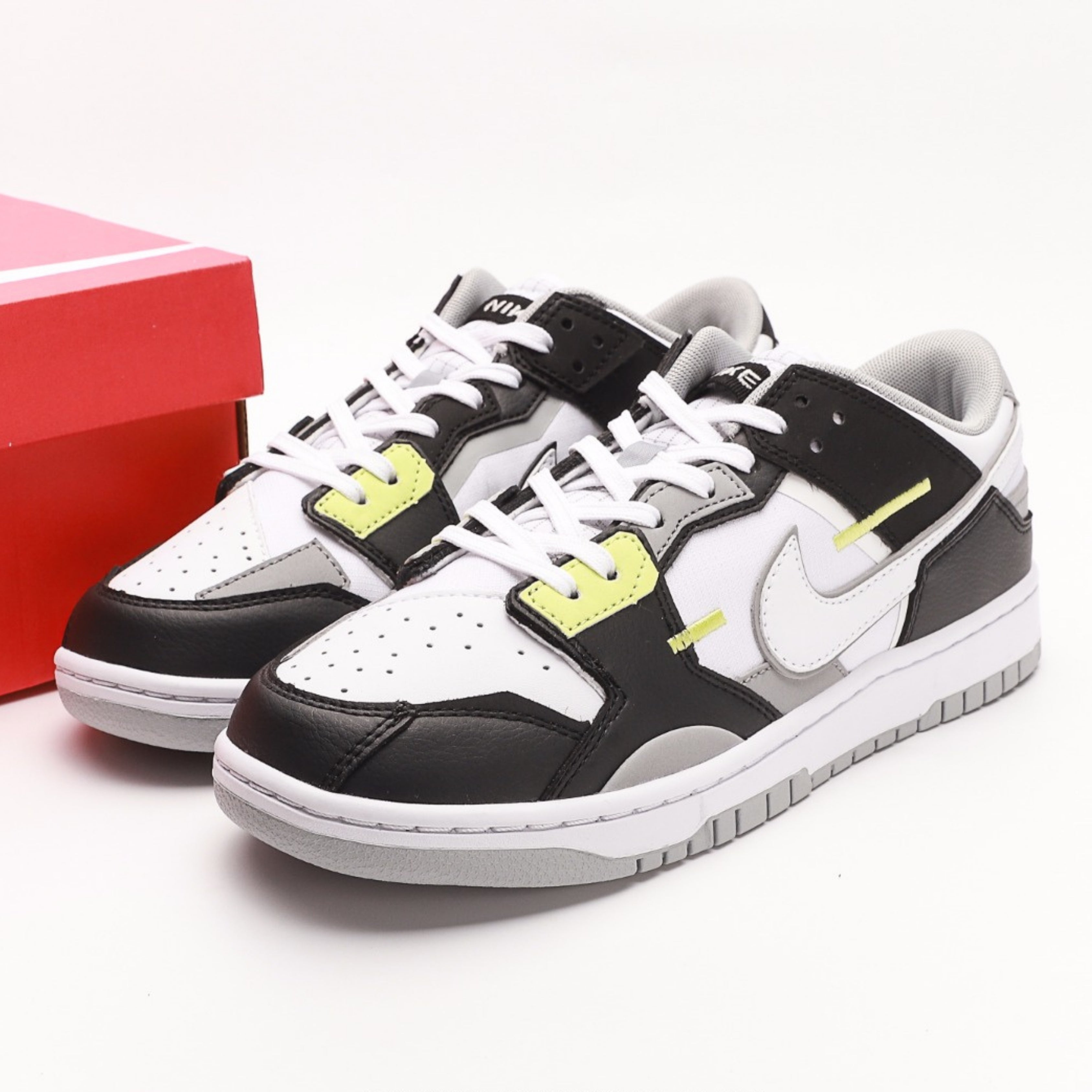 Nike Dunk Low Scrap Wolf Grey Light Lemon Twist