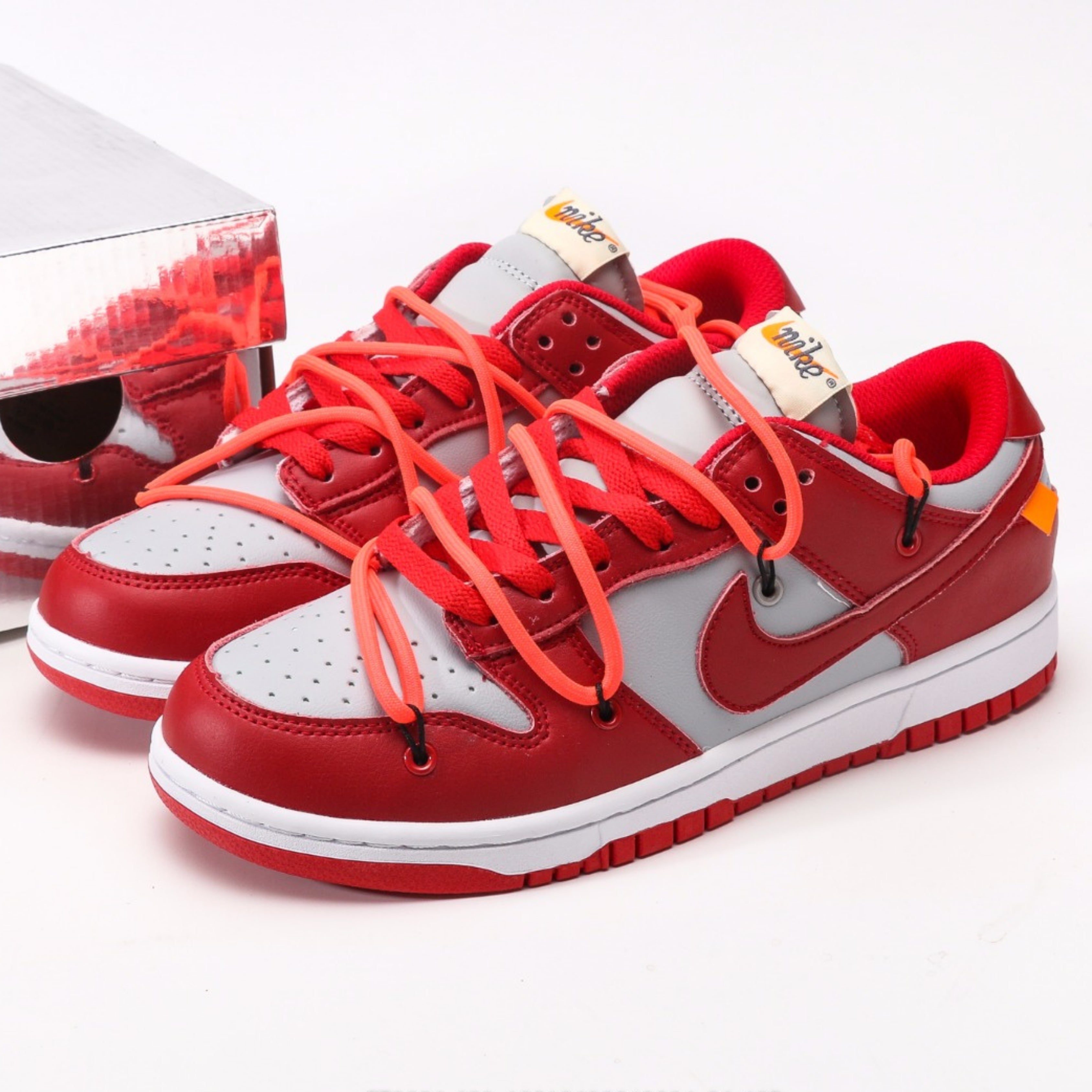 Nike Dunk Low Off-White University Red