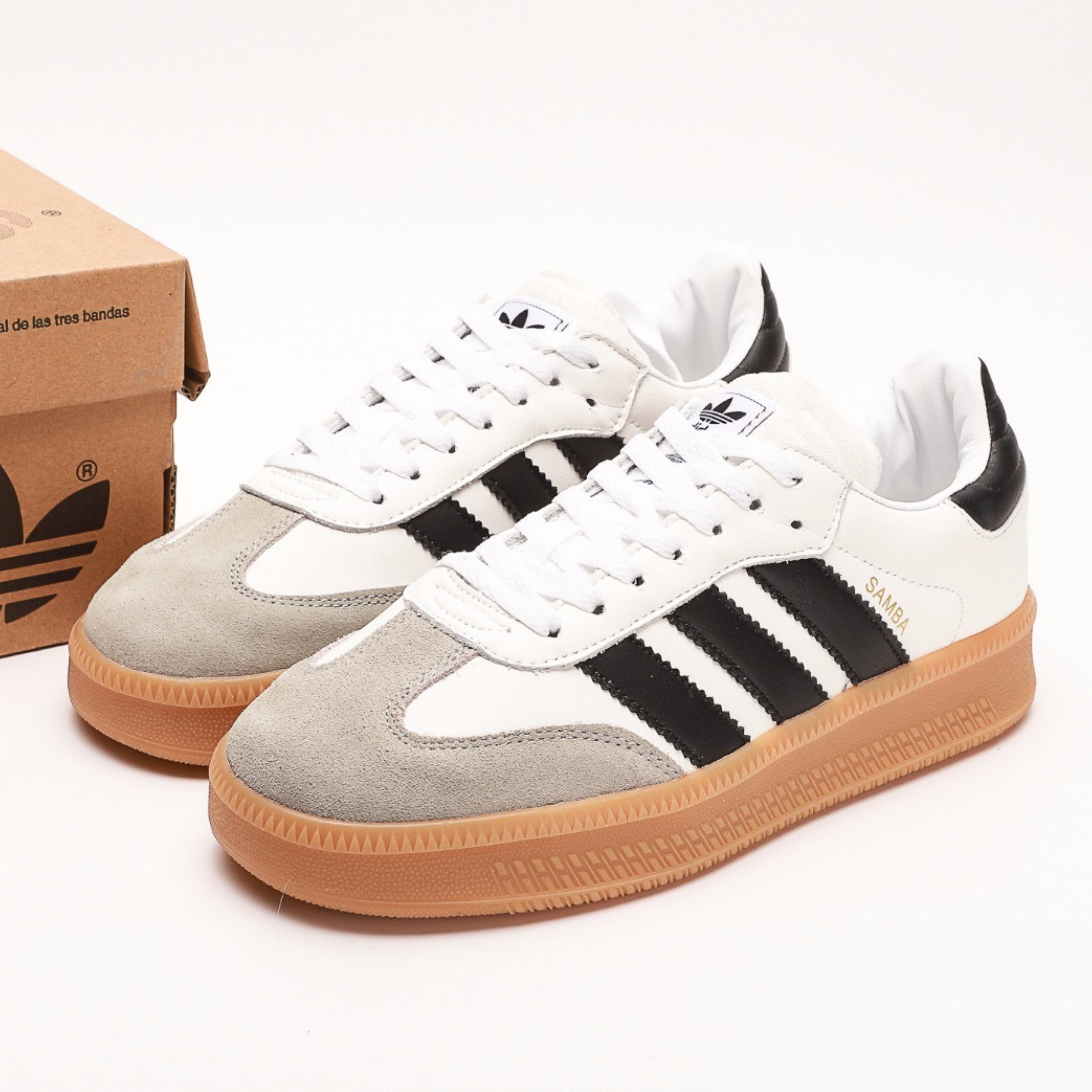 adidas Samba XLG White Black Gum