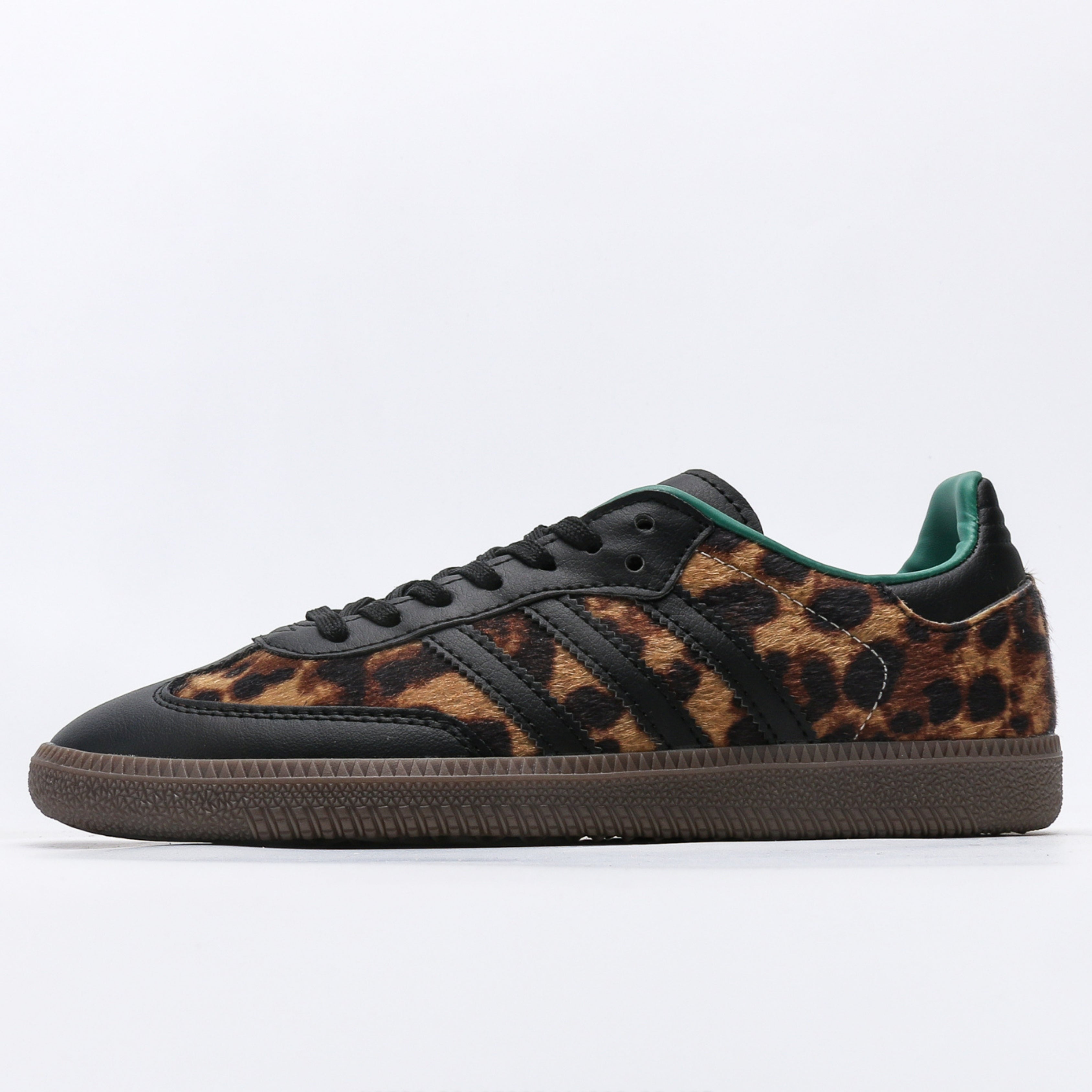 adidas Samba OG Black Green Leopard