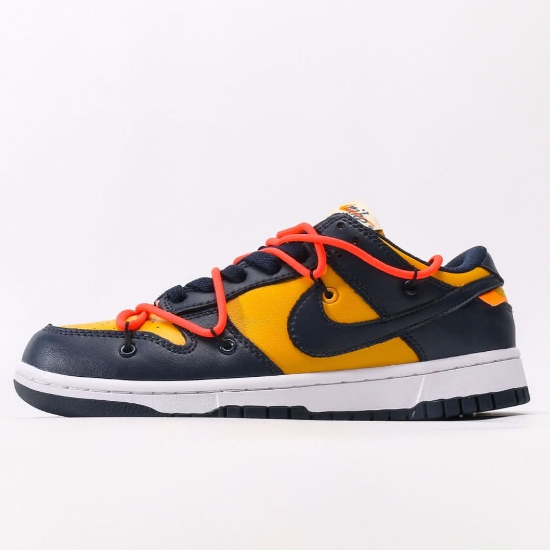 Nike Dunk Low Off-White University Gold Midnight Navy