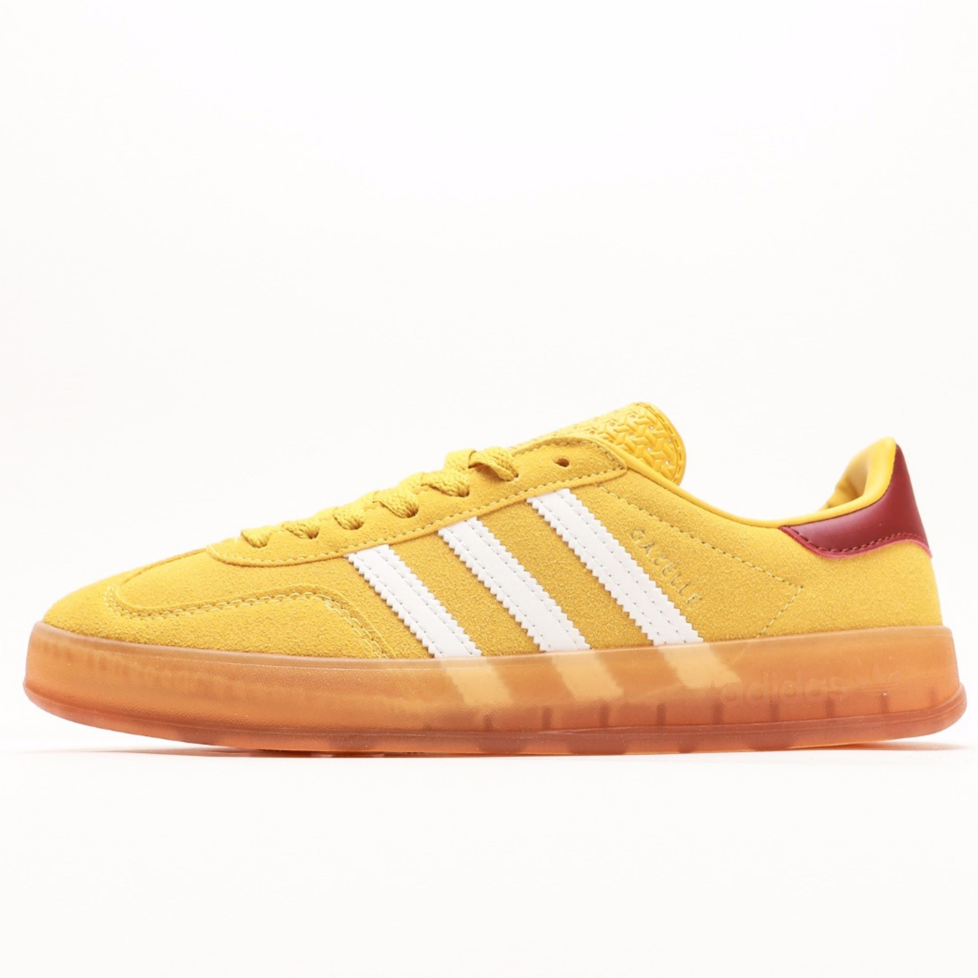 adidas Gazelle Indoor Bright Yellow Collegiate Burgundy