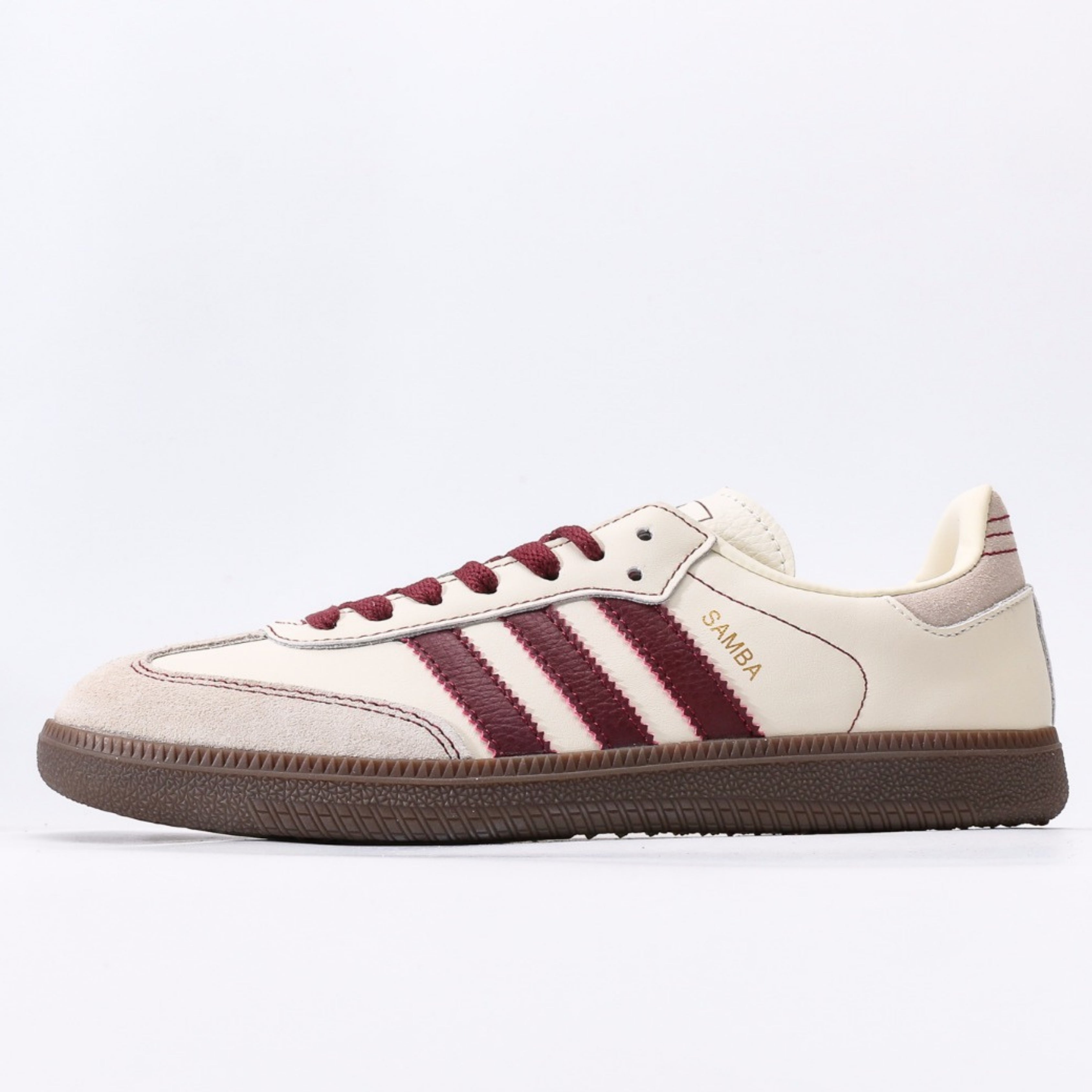 adidas Samba OG Wonder White Maroon