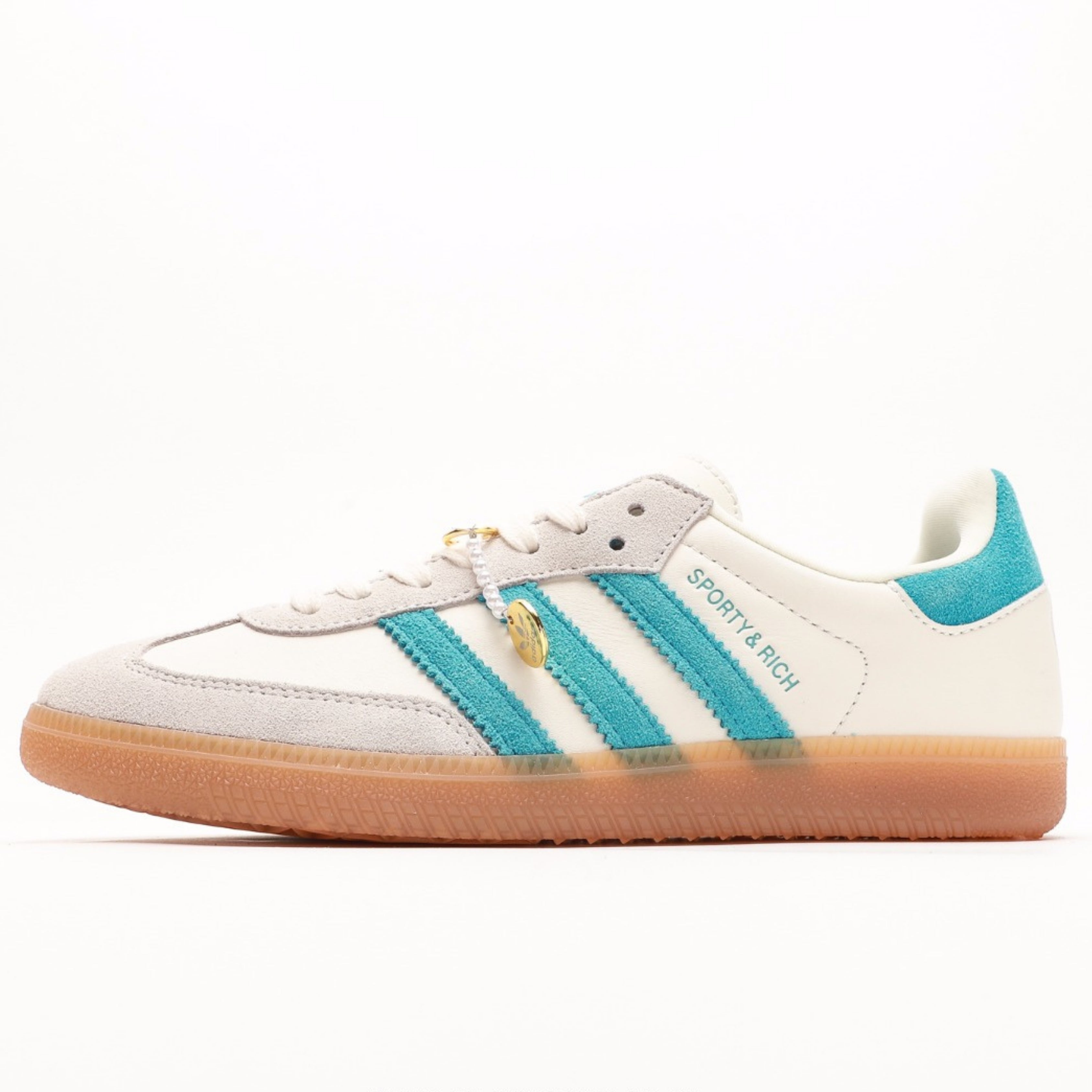 adidas Samba OG Sporty & Rich Cream Blue