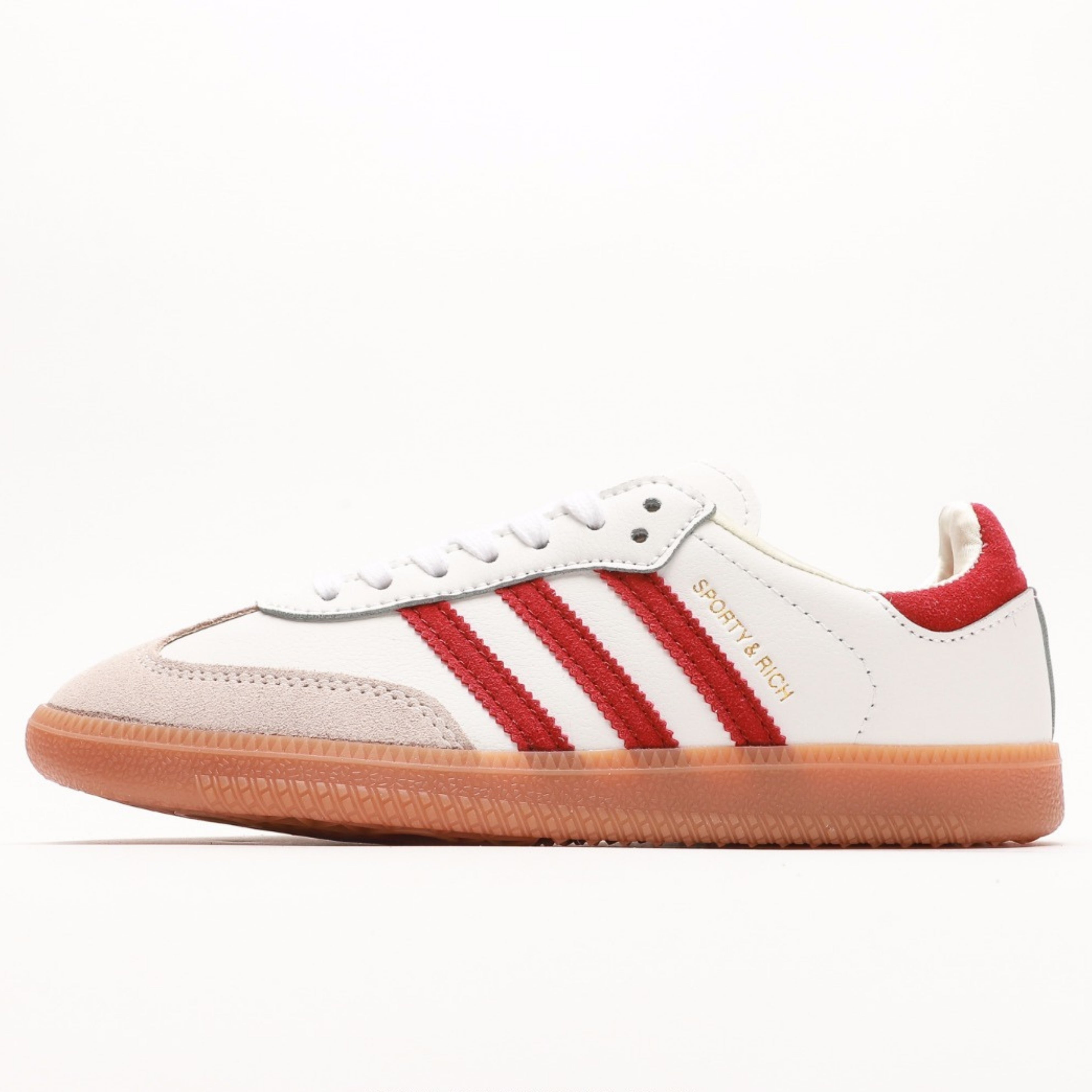 adidas Samba Sporty & Rich White Collegiate Burgundy