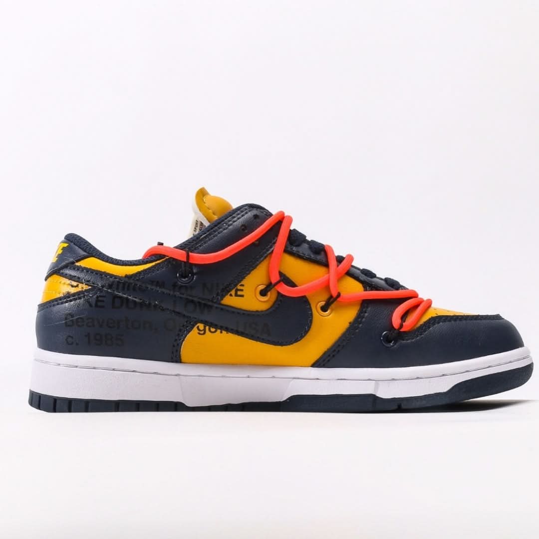 Nike Dunk Low Off-White University Gold Midnight Navy
