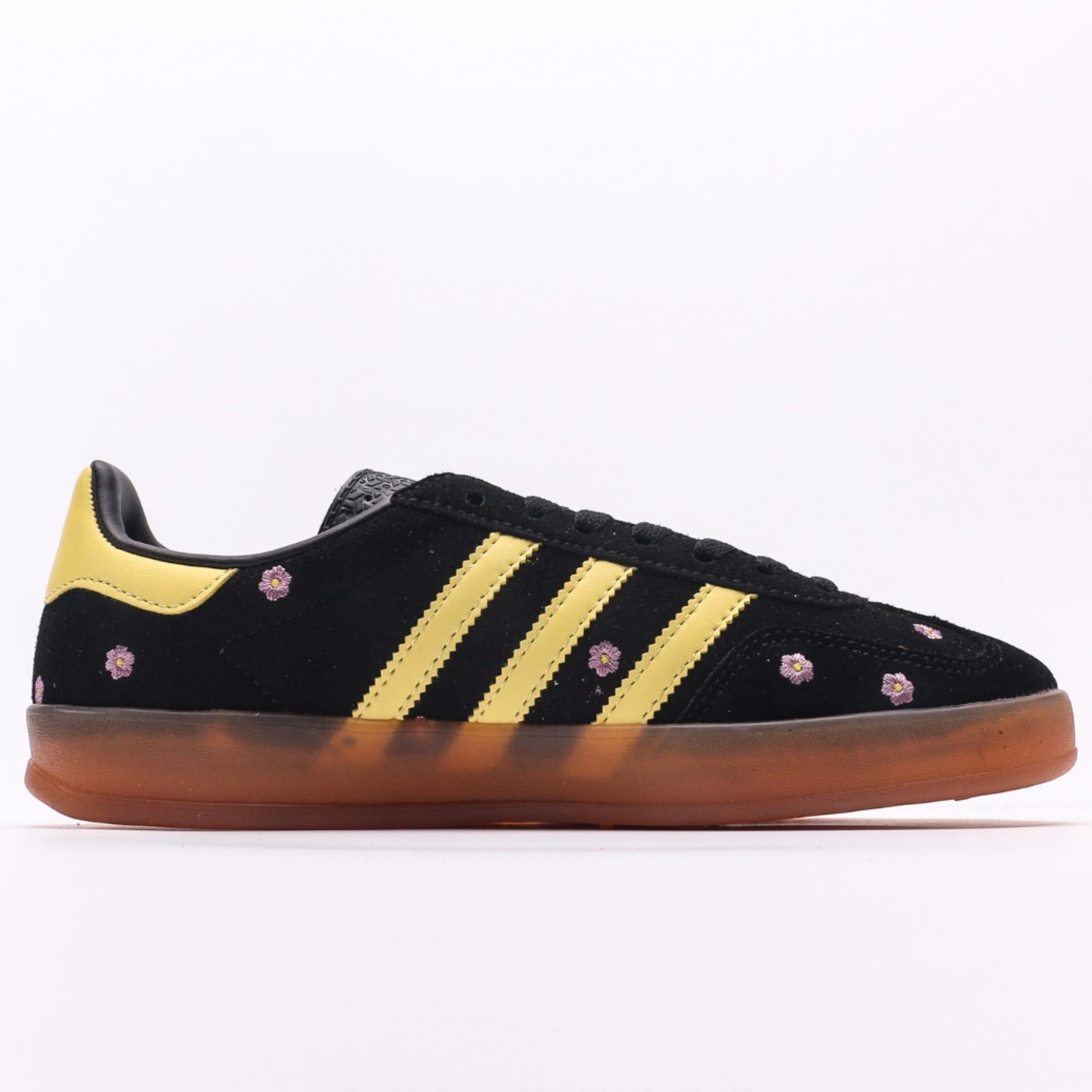 adidas Gazelle Indoor Core Black Almost Yellow Floral