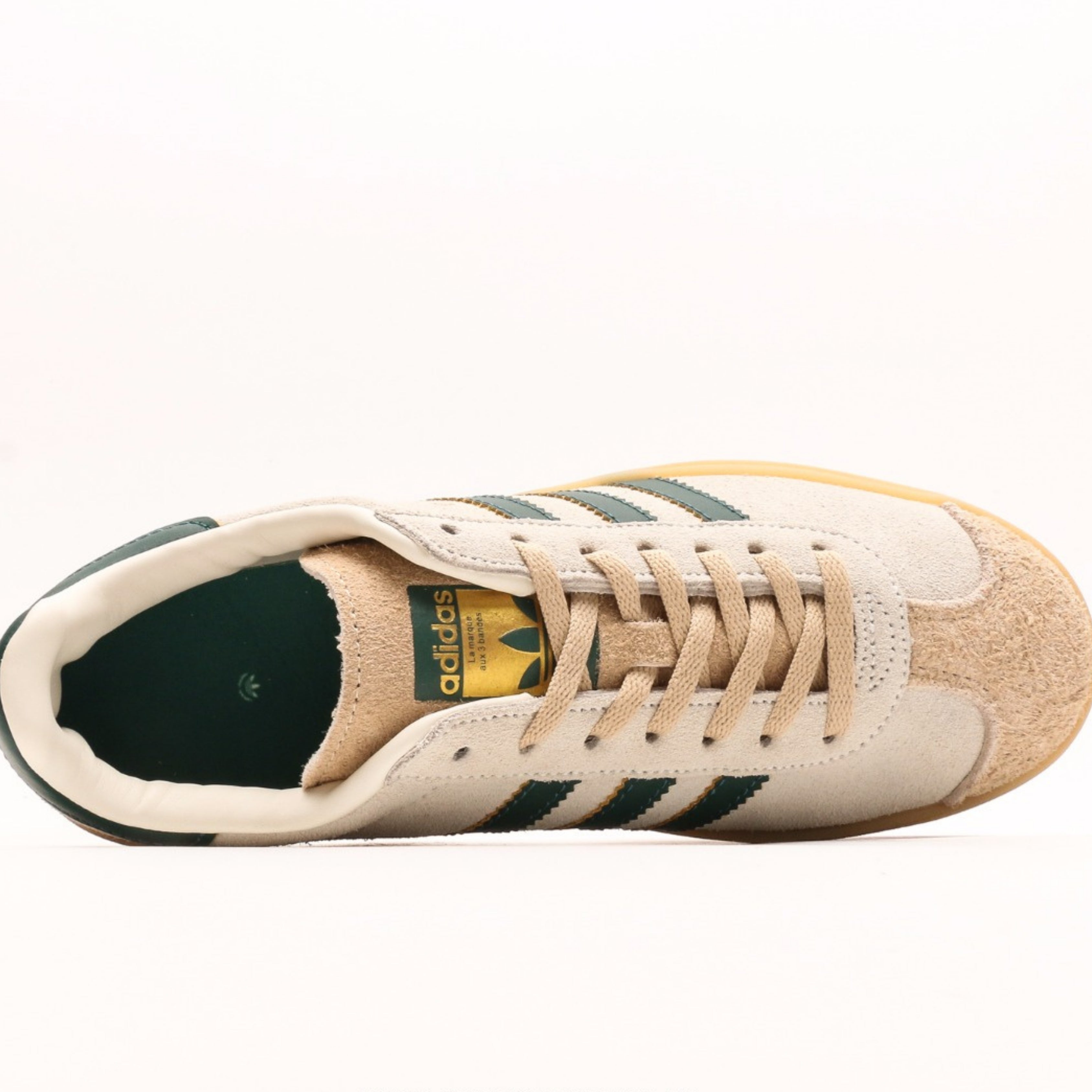 adidas Gazelle Bold Magic Beige Collegiate Green