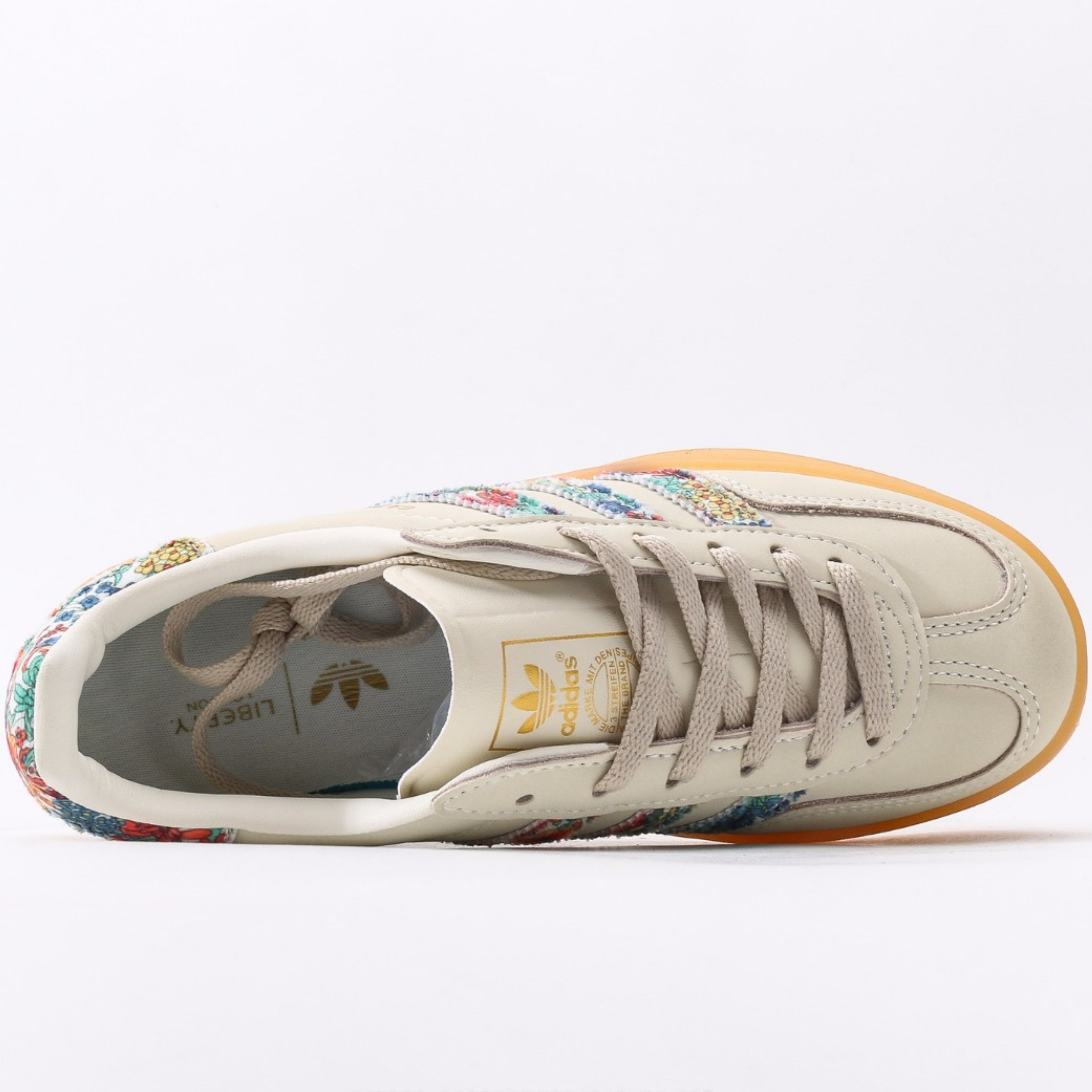 adidas Gazelle Indoor Liberty London Floral Embroidery Stripes