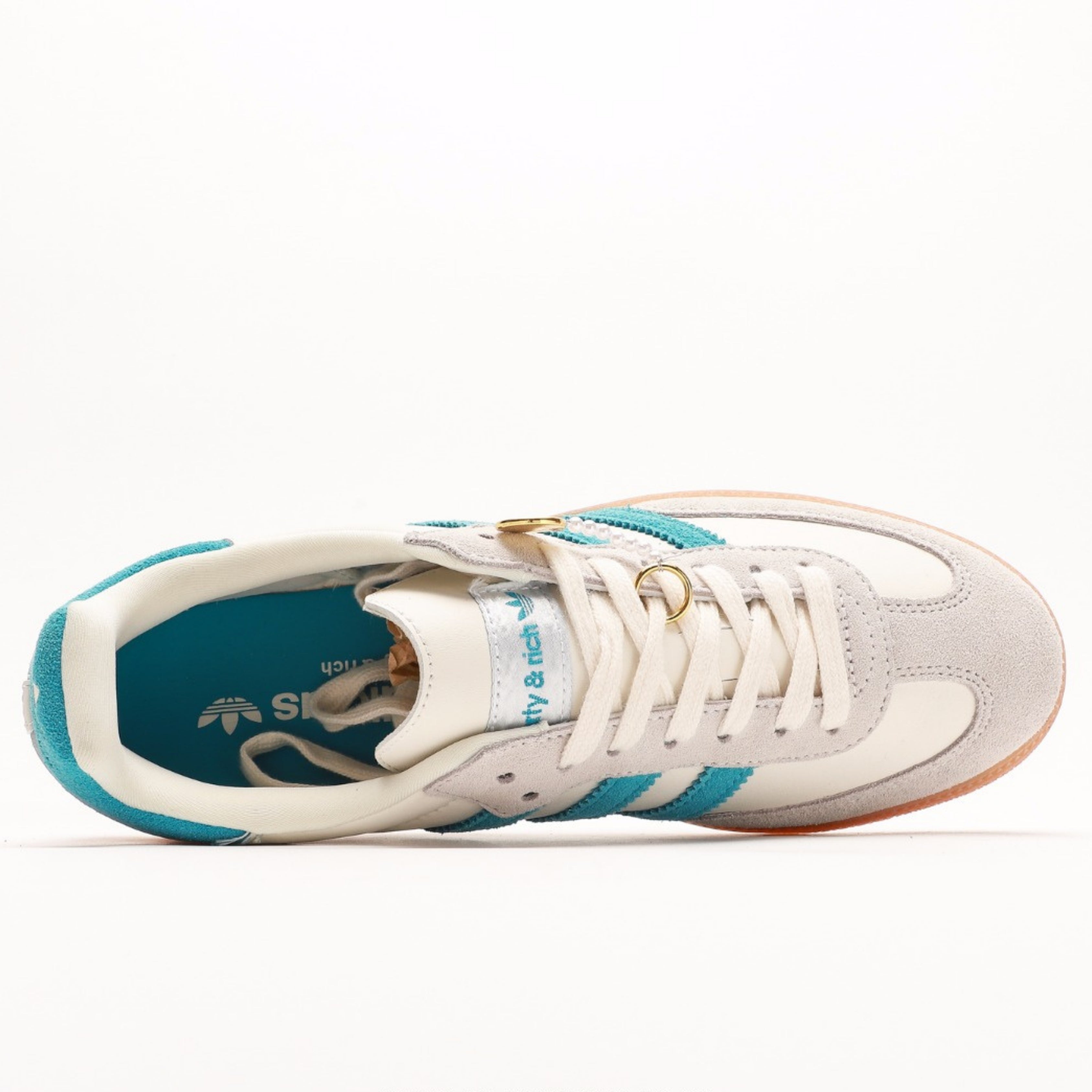 adidas Samba OG Sporty & Rich Cream Blue