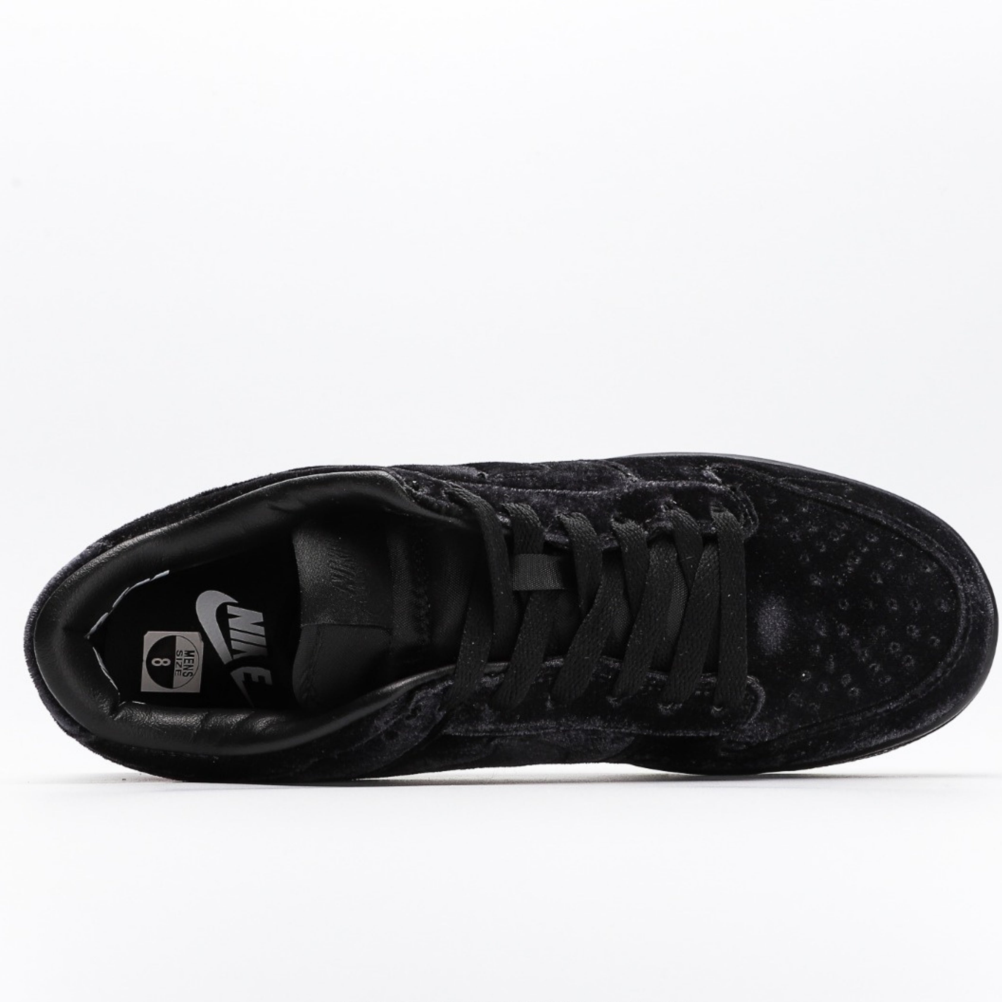 Nike Dunk Low Dover Street Market Triple Black Velvet