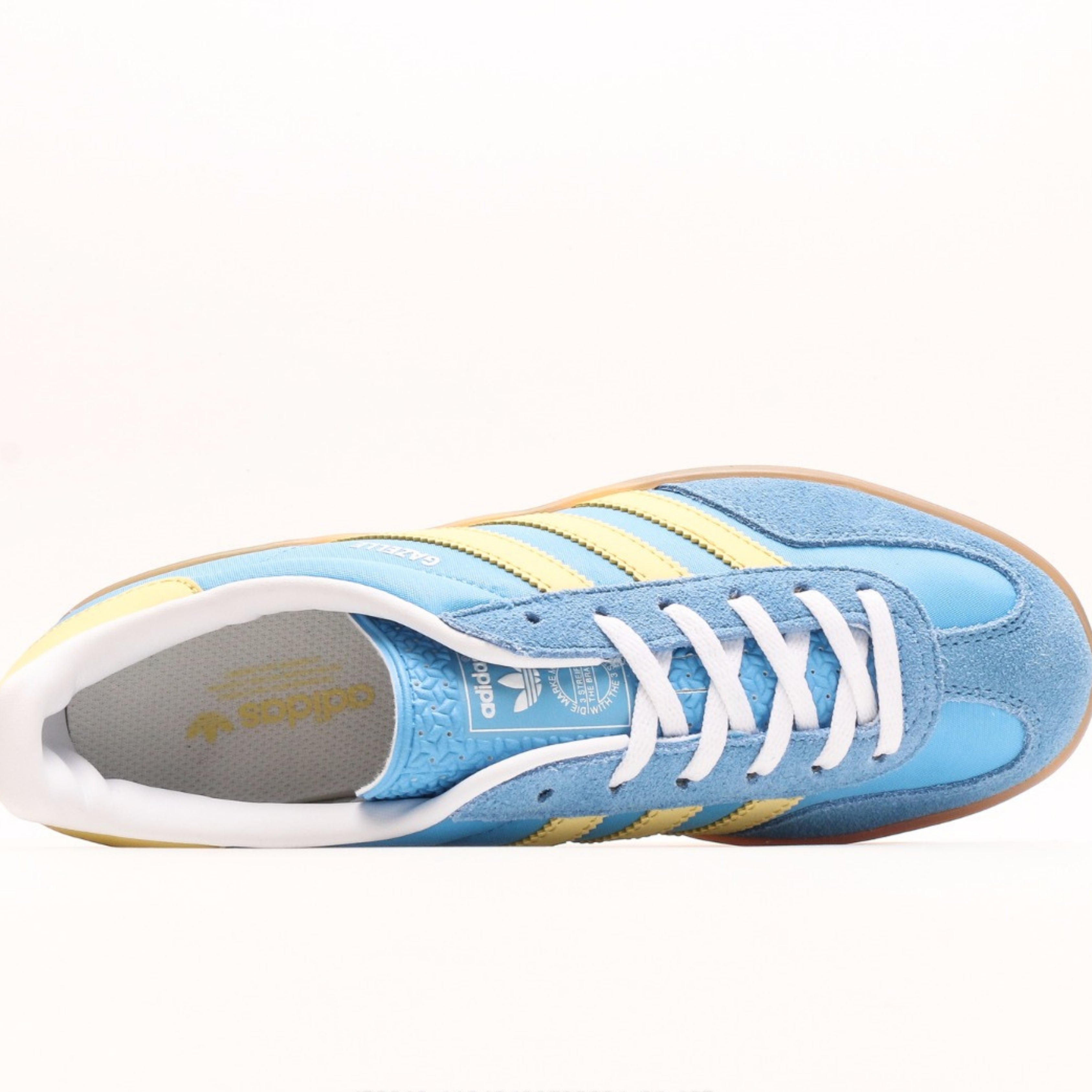 adidas Gazelle Indoor Semi Blue Burst Almost Yellow