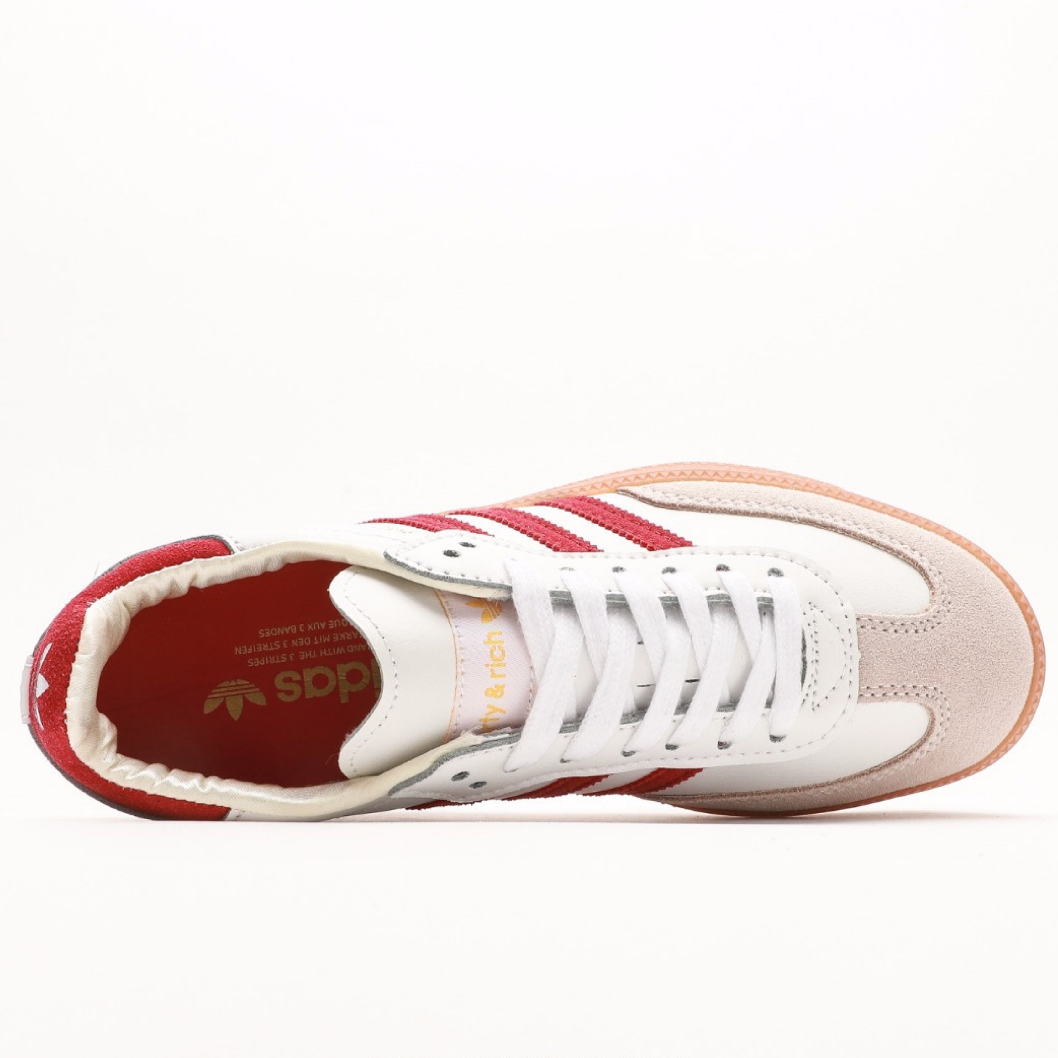adidas Samba Sporty & Rich White Collegiate Burgundy