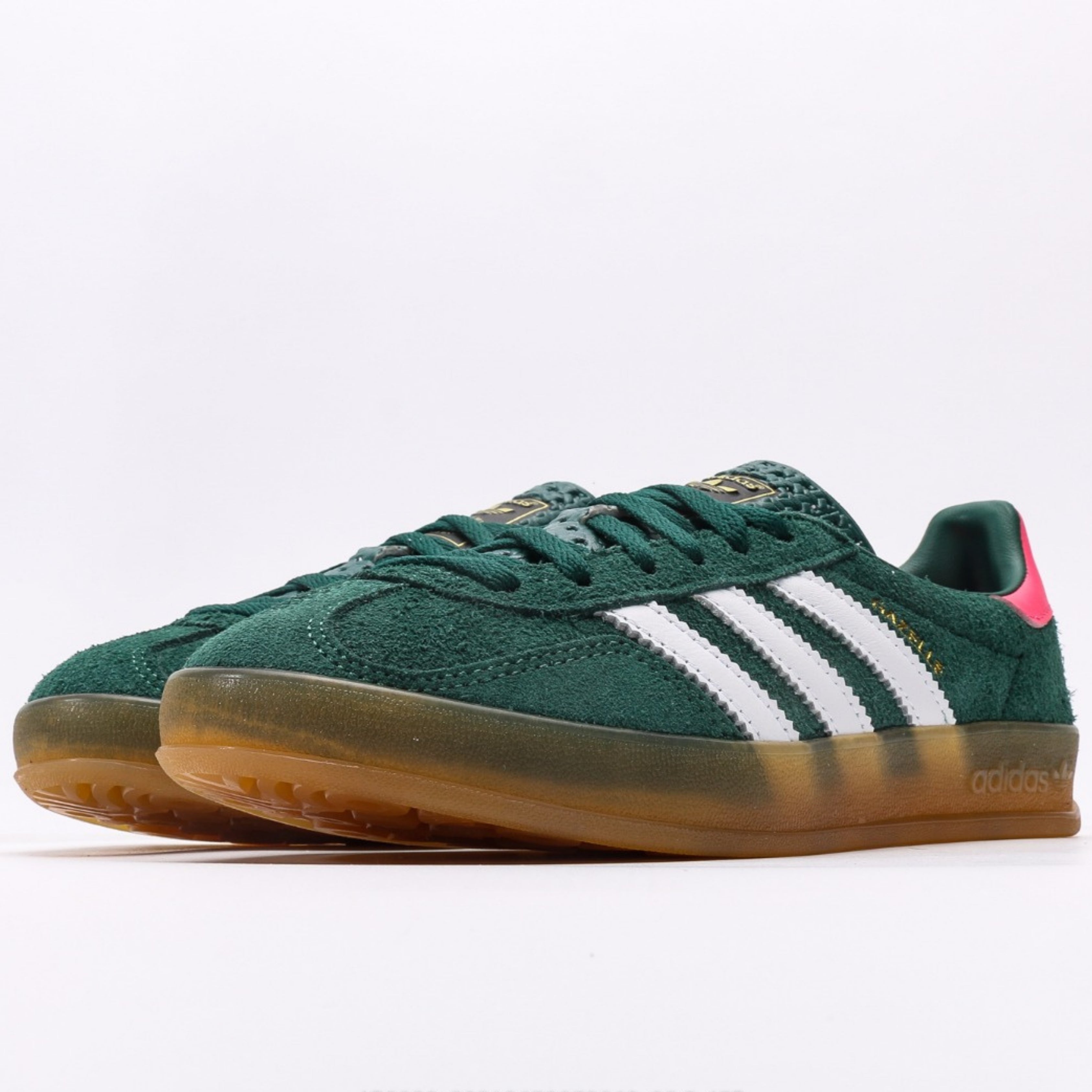 adidas Gazelle Indoor Collegiate Green Lucid Pink