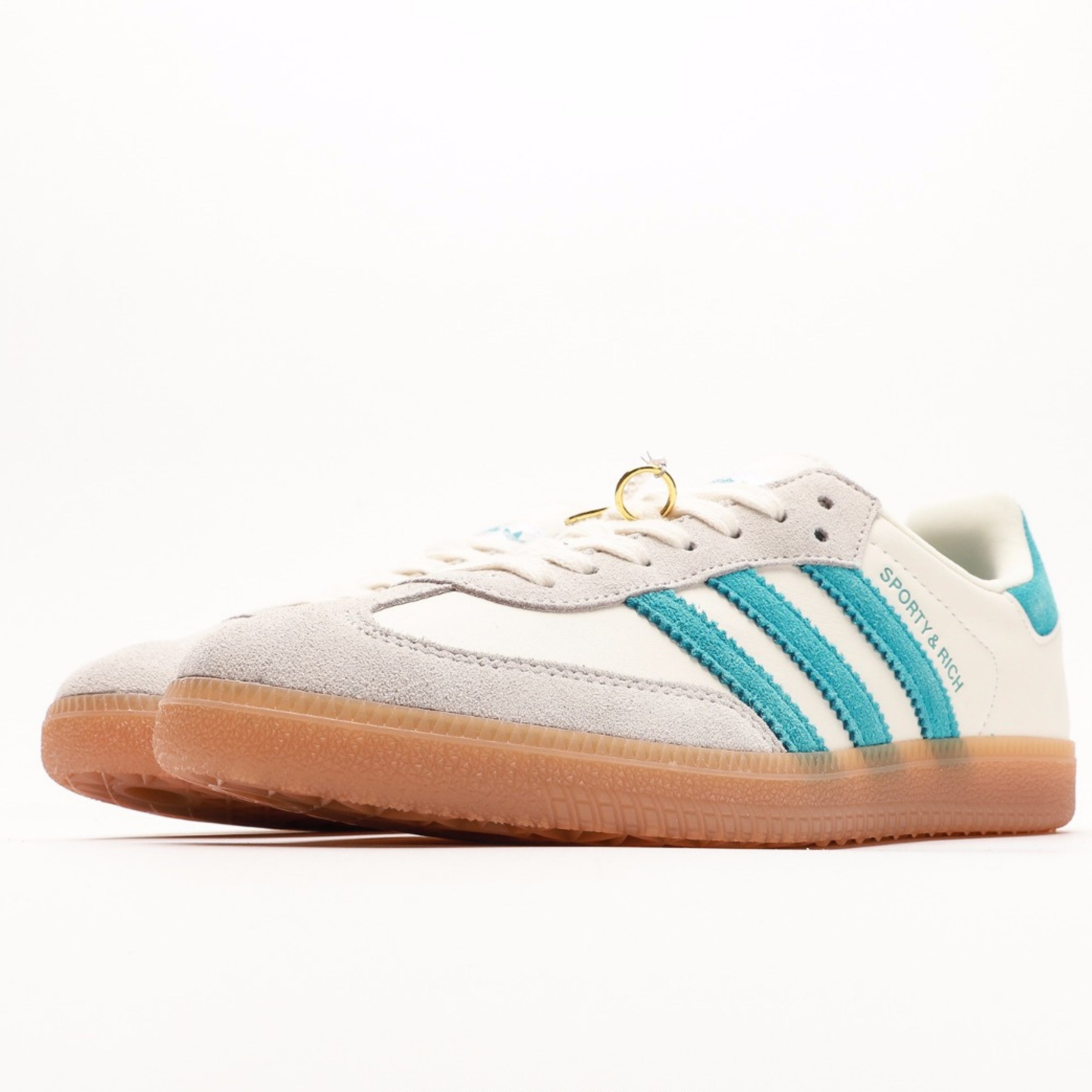 adidas Samba OG Sporty & Rich Cream Blue