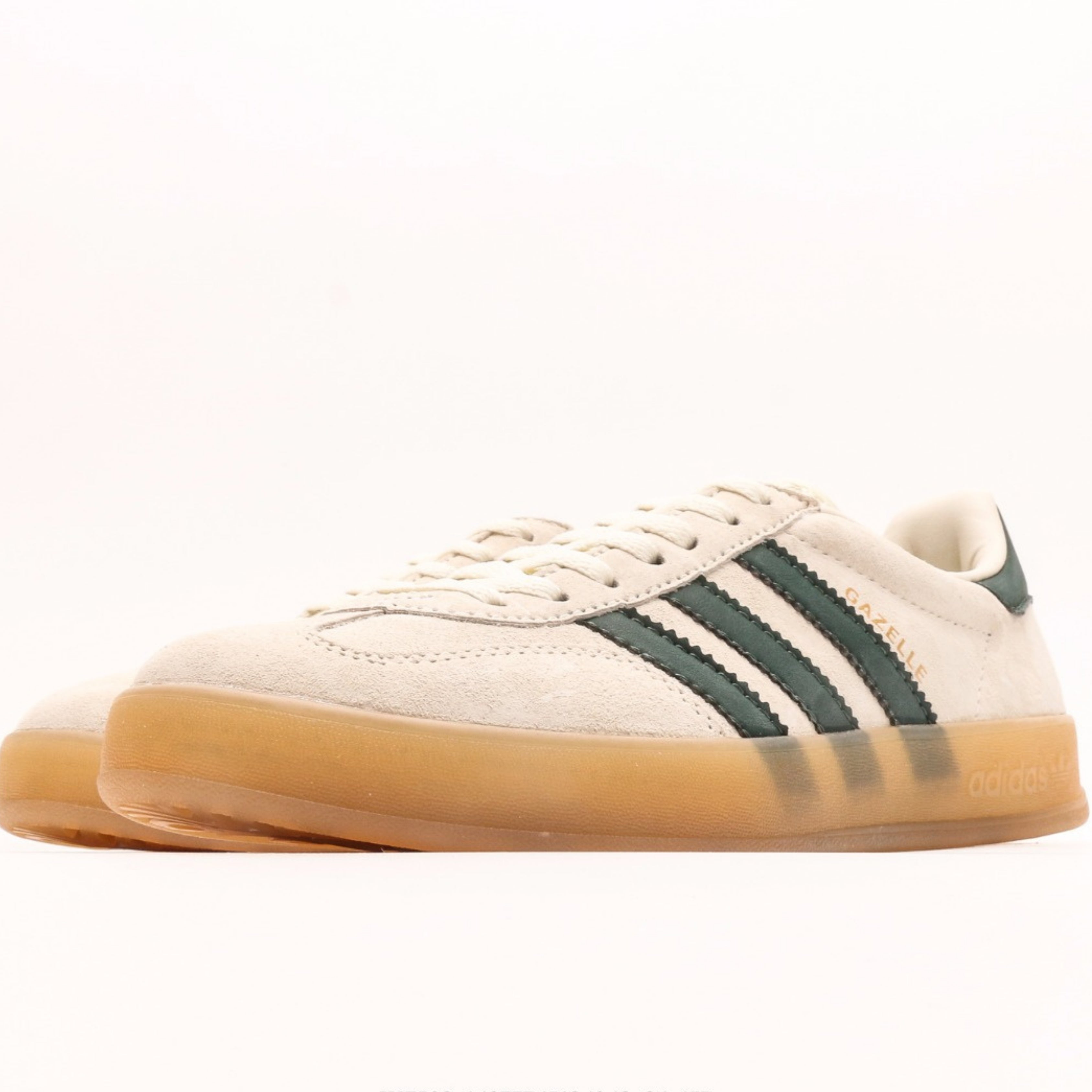 adidas Gazelle Indoor Cream White Collegiate Green Gum
