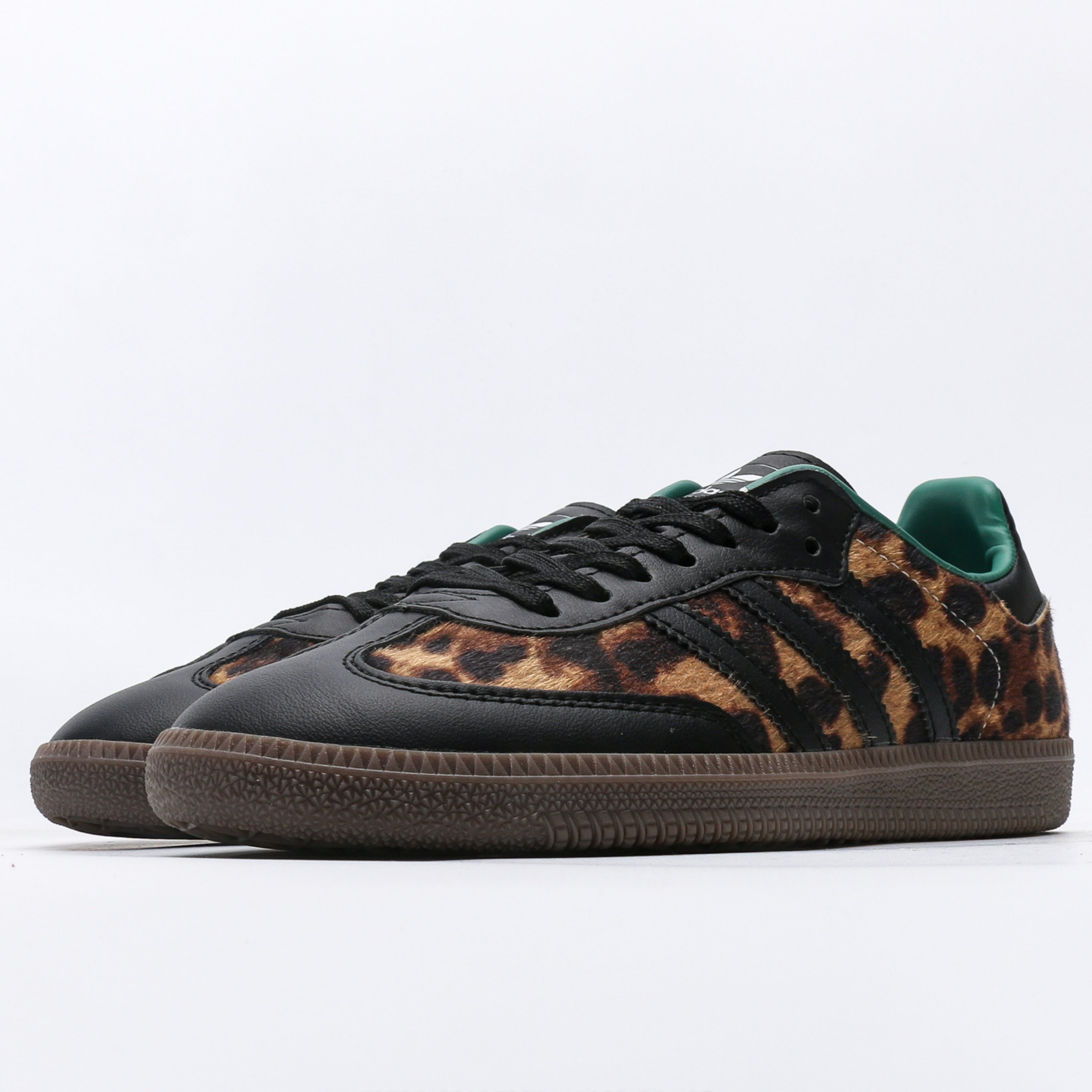 adidas Samba OG Black Green Leopard