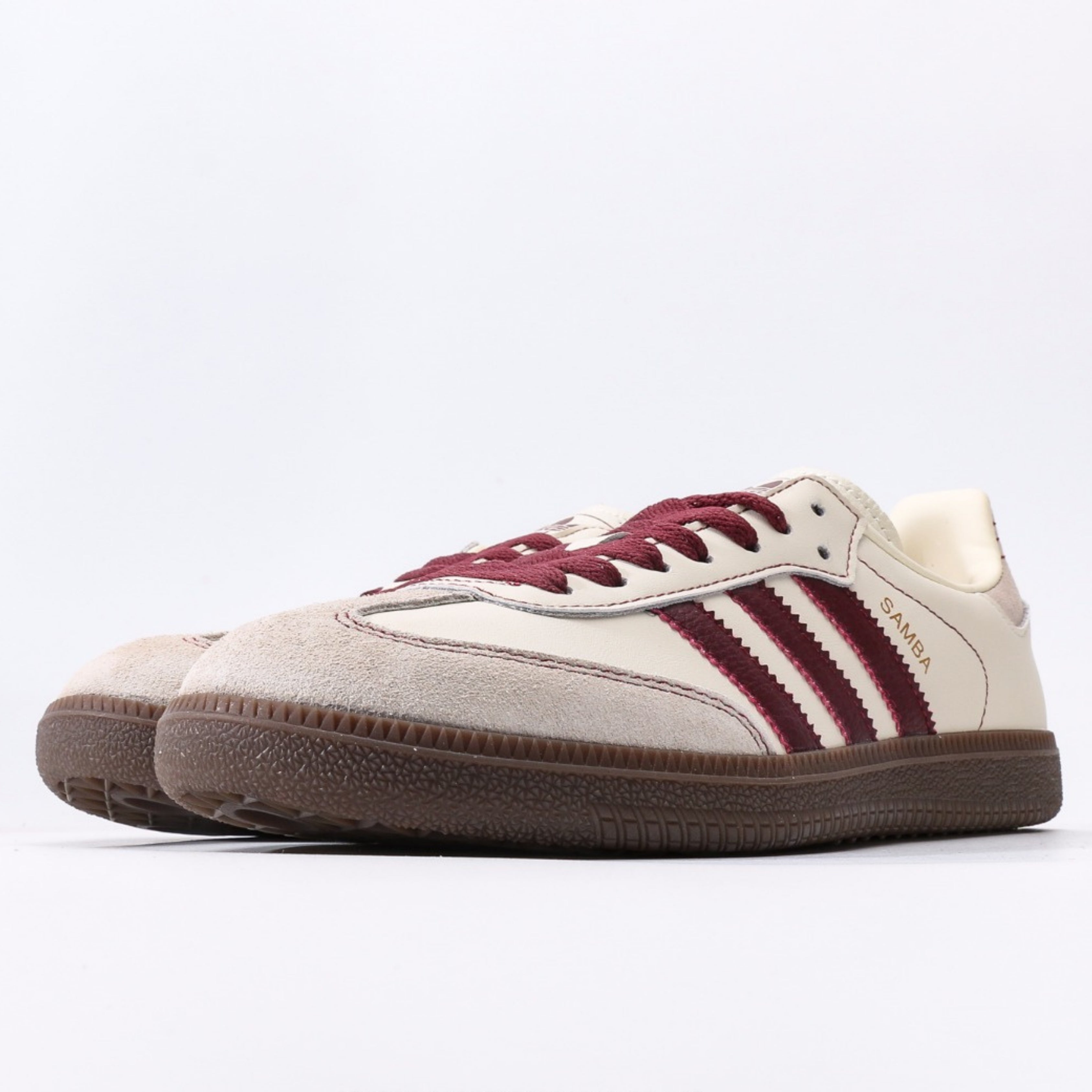 adidas Samba OG Wonder White Maroon