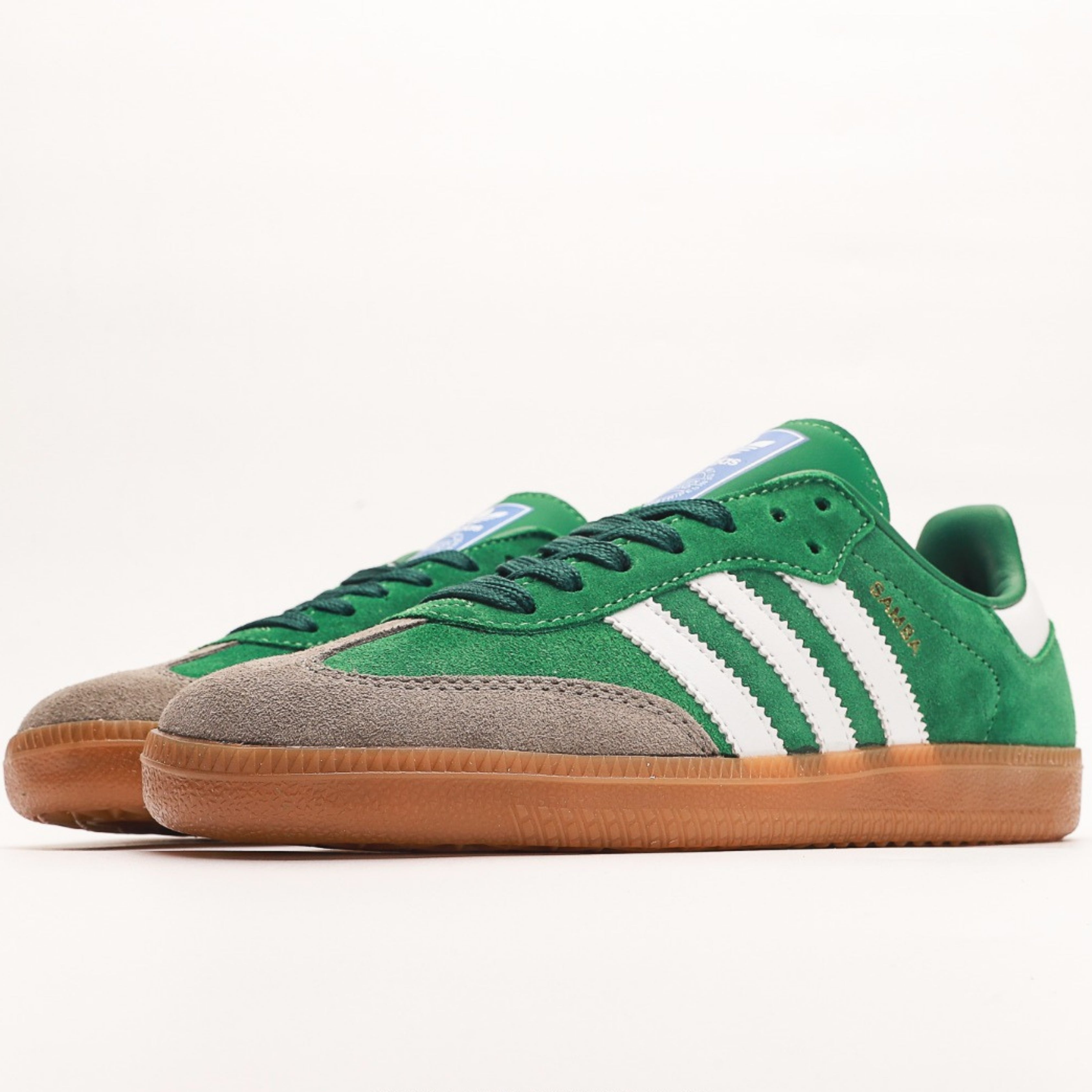 adidas Samba OG Collegiate Green Gum Grey Toe