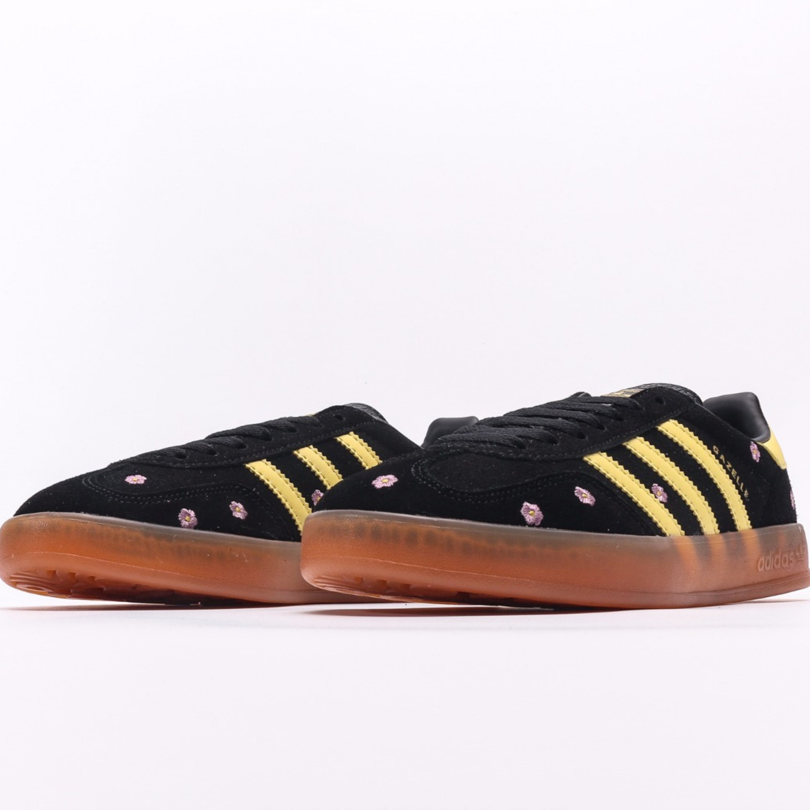 adidas Gazelle Indoor Core Black Almost Yellow Floral