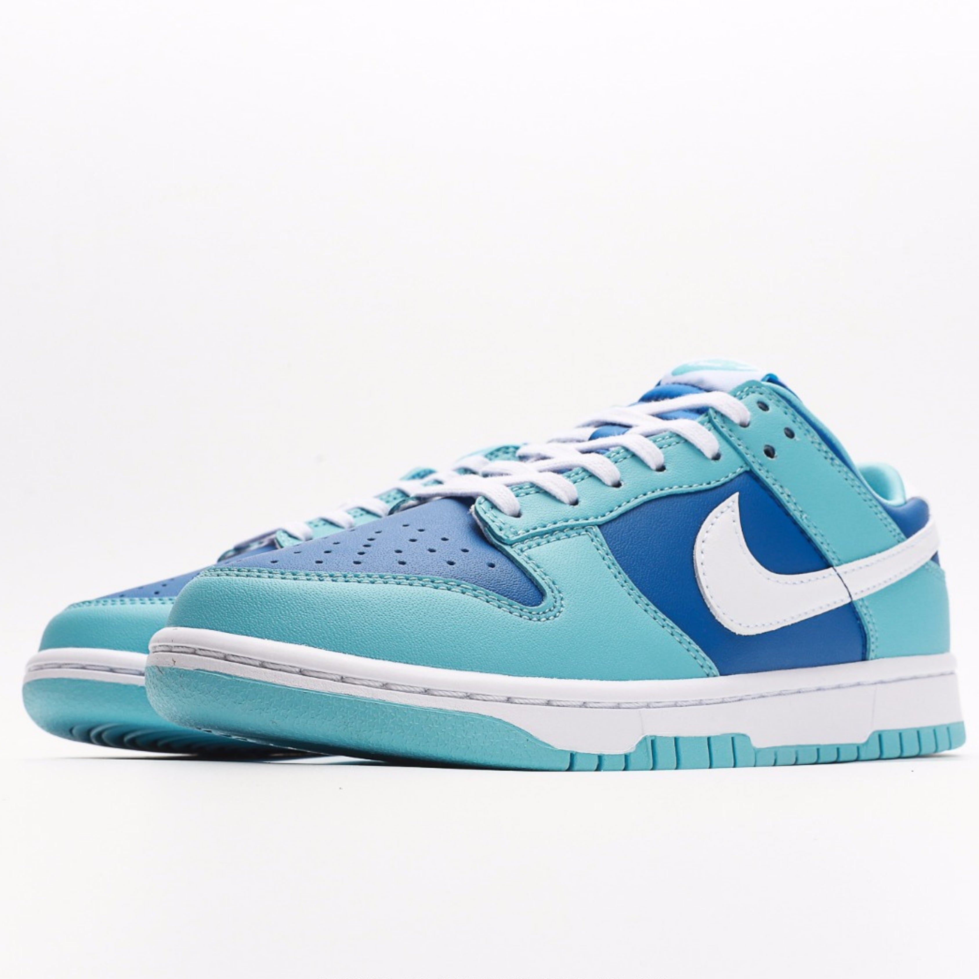 Nike Dunk Low Retro QS Flash White Argon Blue Flash
