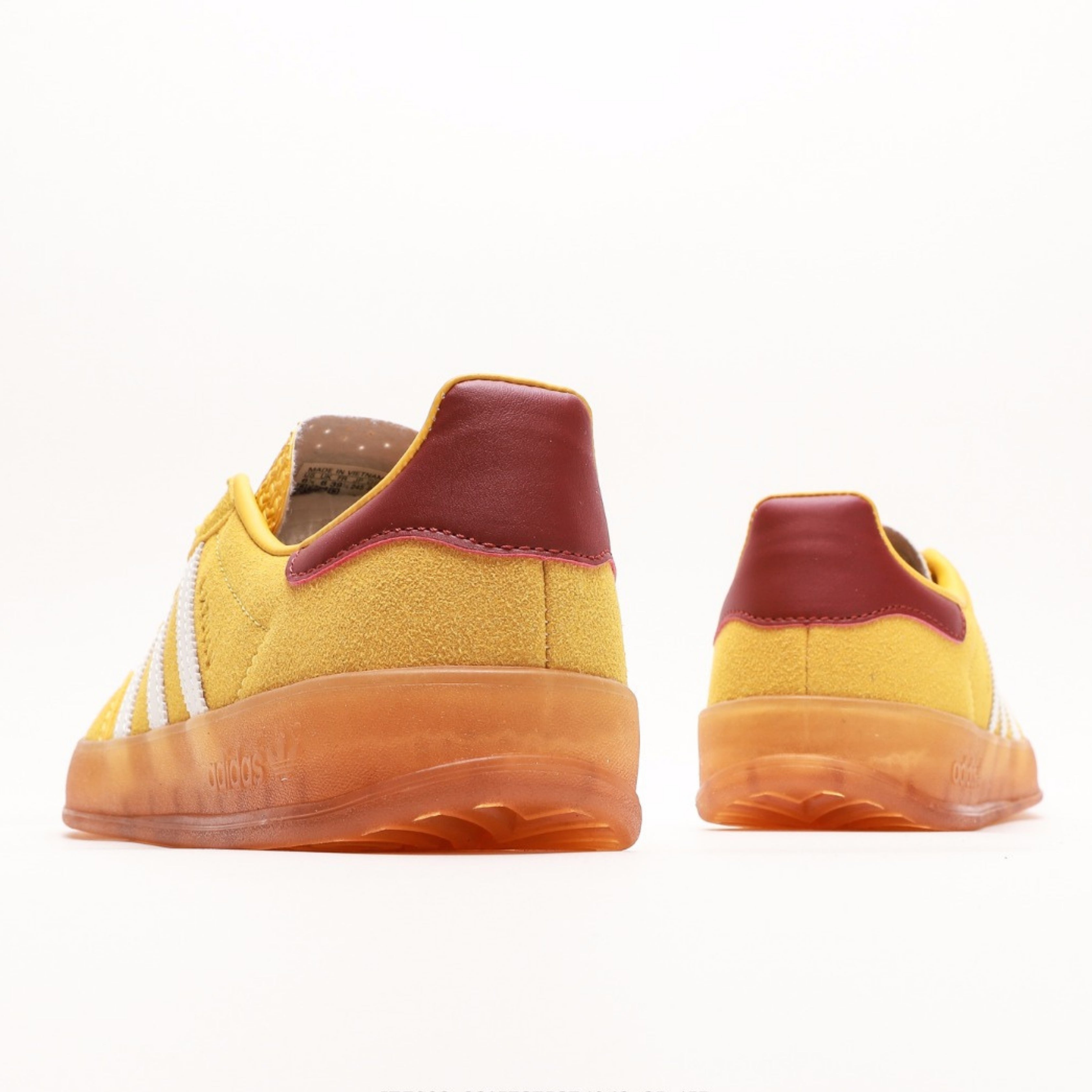 adidas Gazelle Indoor Bright Yellow Collegiate Burgundy