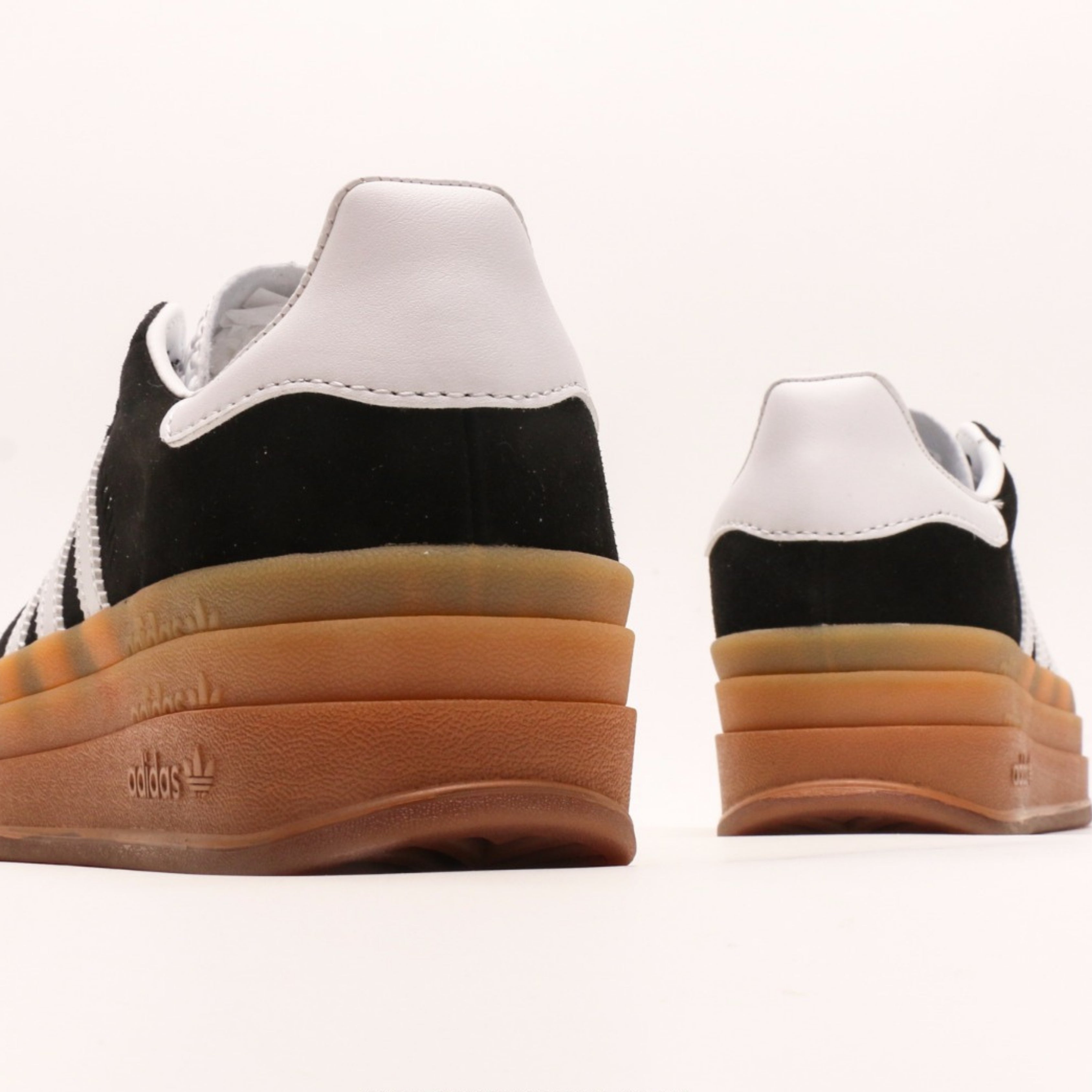 adidas Gazelle Bold Black White Gum