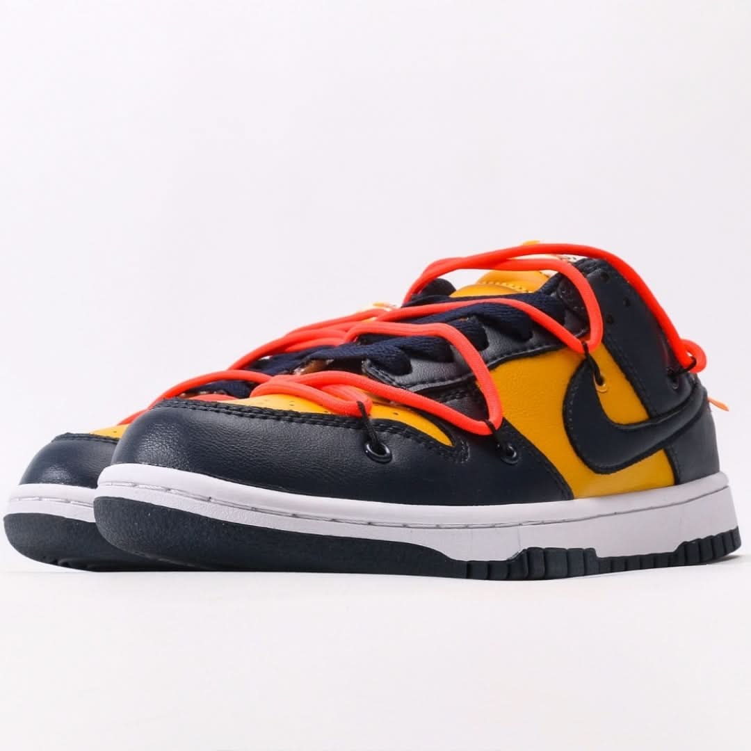 Nike Dunk Low Off-White University Gold Midnight Navy