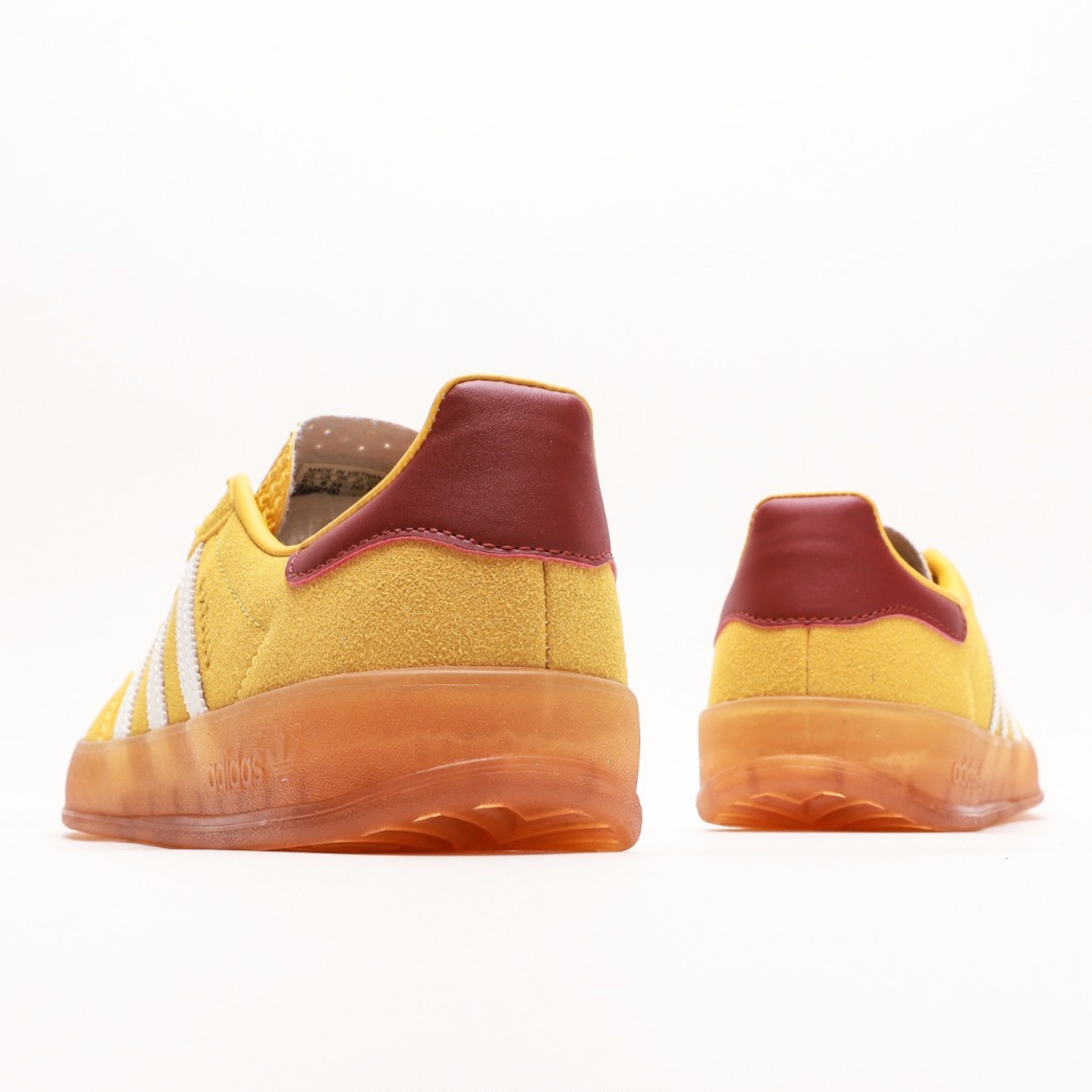 adidas Gazelle Indoor Bright Yellow Collegiate Burgundy