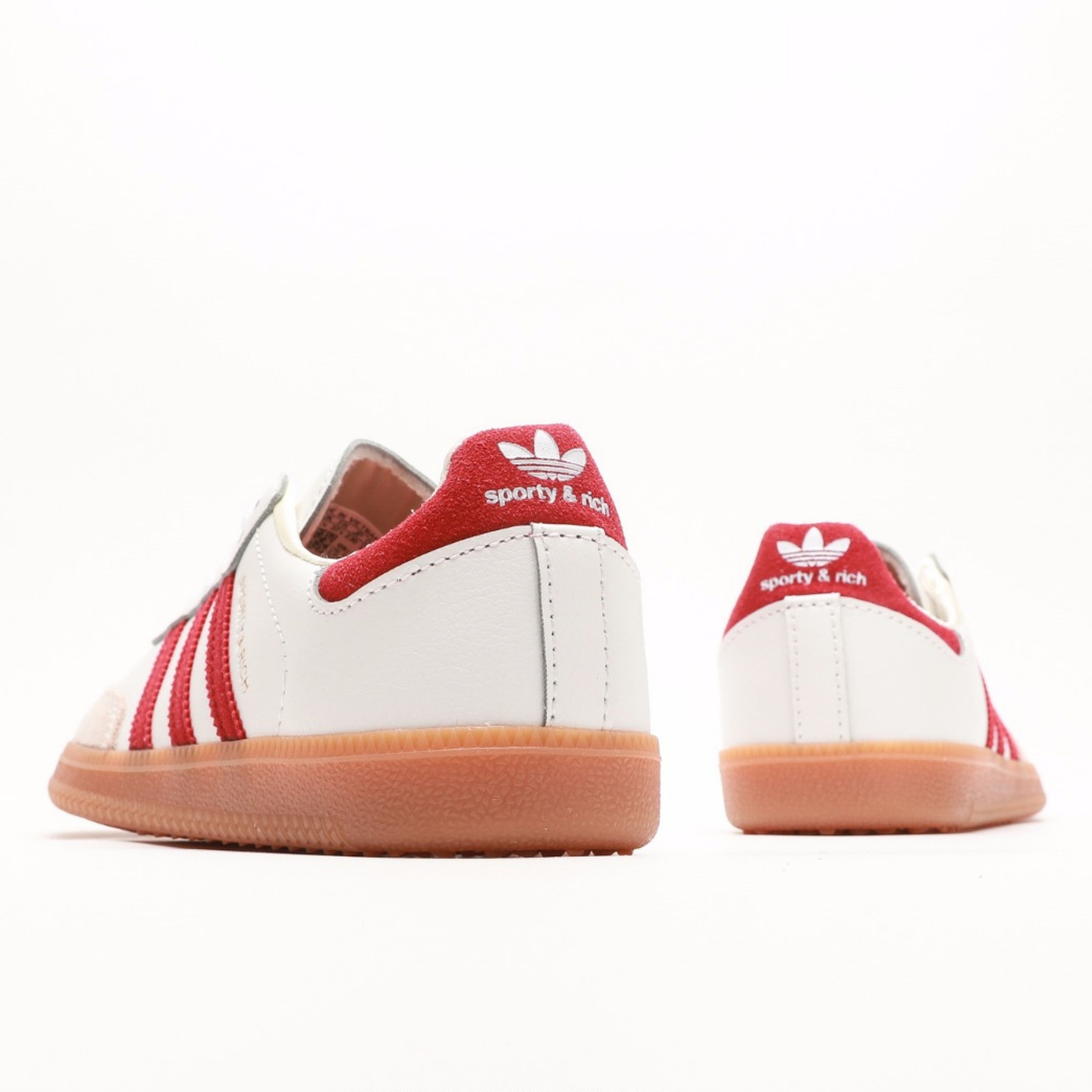 adidas Samba Sporty & Rich White Collegiate Burgundy