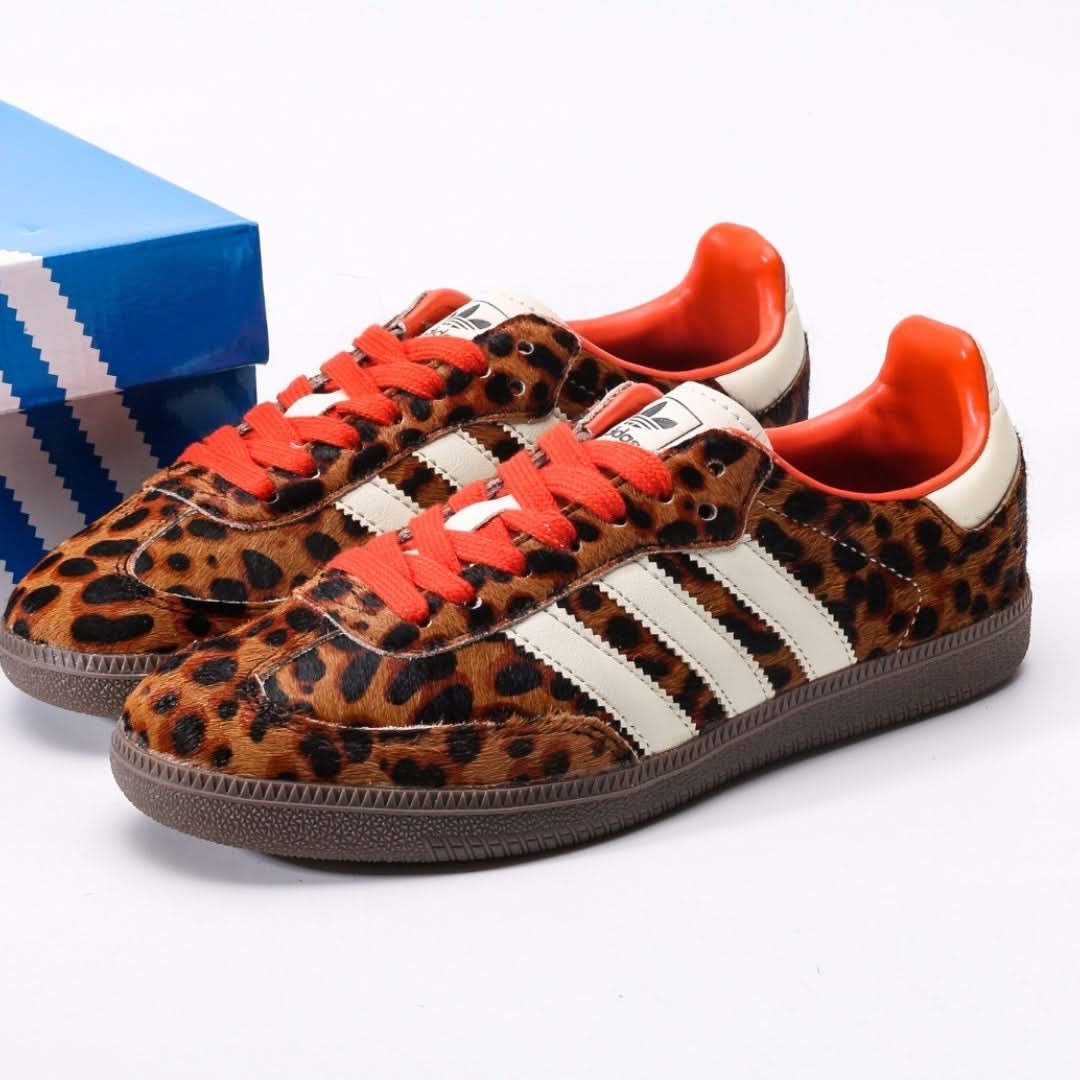 adidas Samba OG Preloved Red Leopard