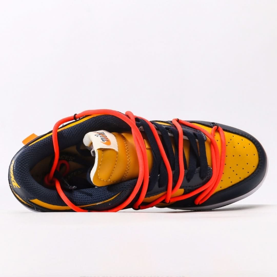Nike Dunk Low Off-White University Gold Midnight Navy