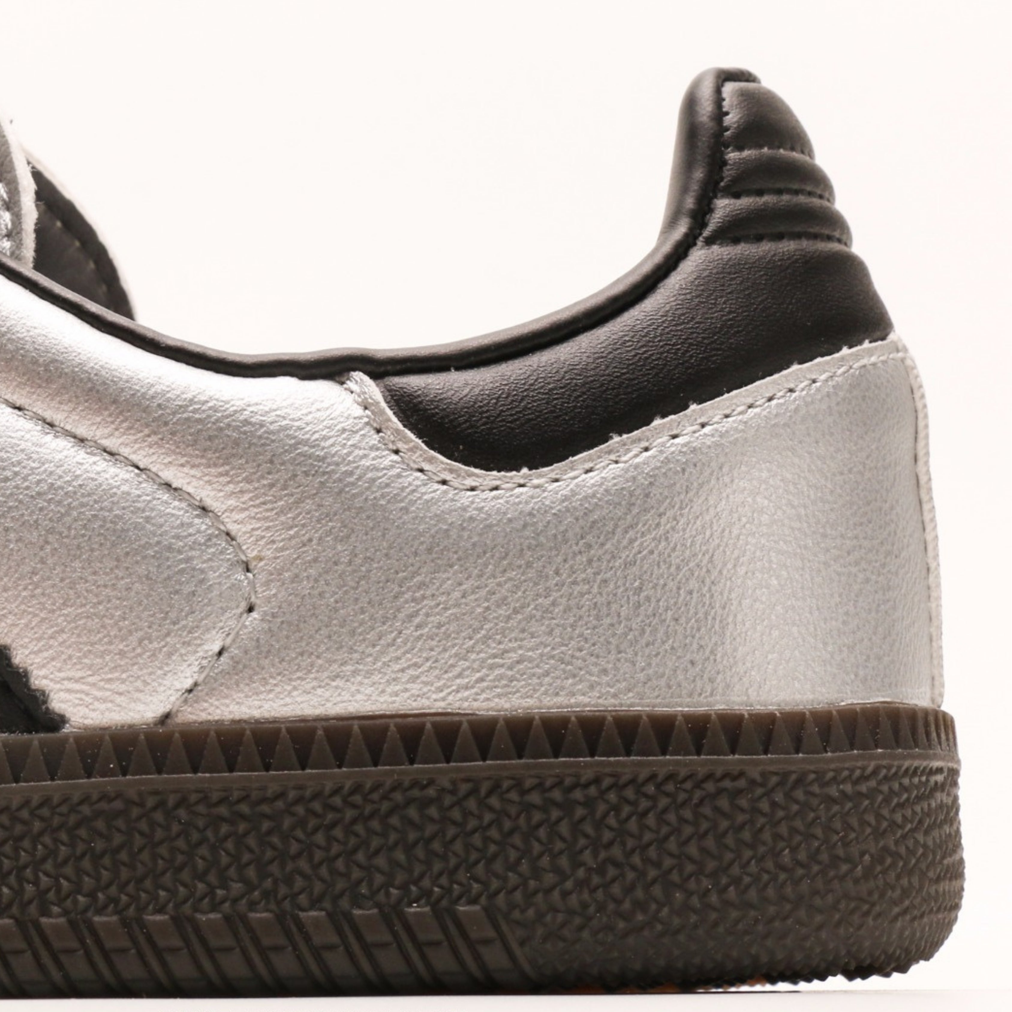 adidas Samba OG Silver Metallic Black Gum