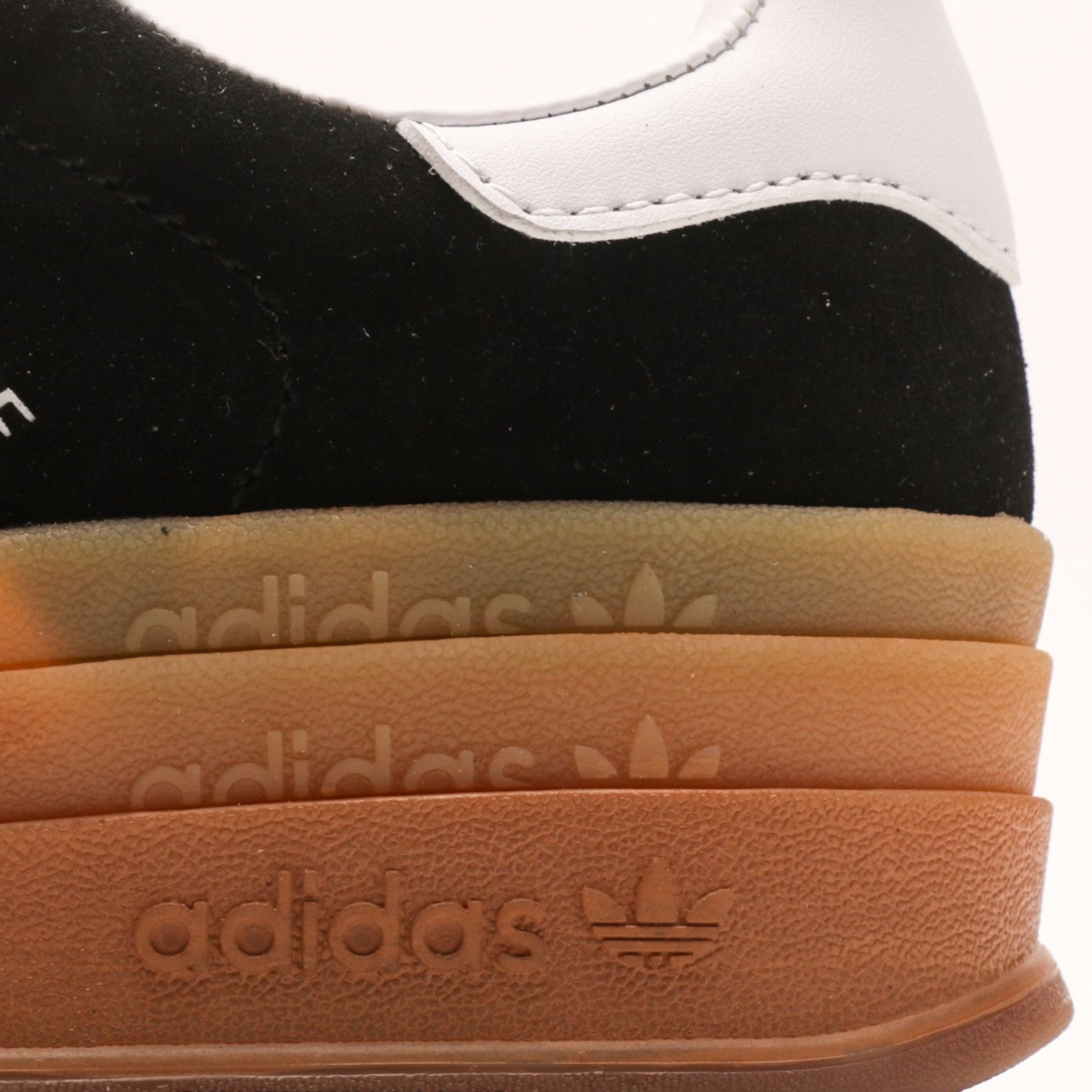 adidas Gazelle Bold Black White Gum
